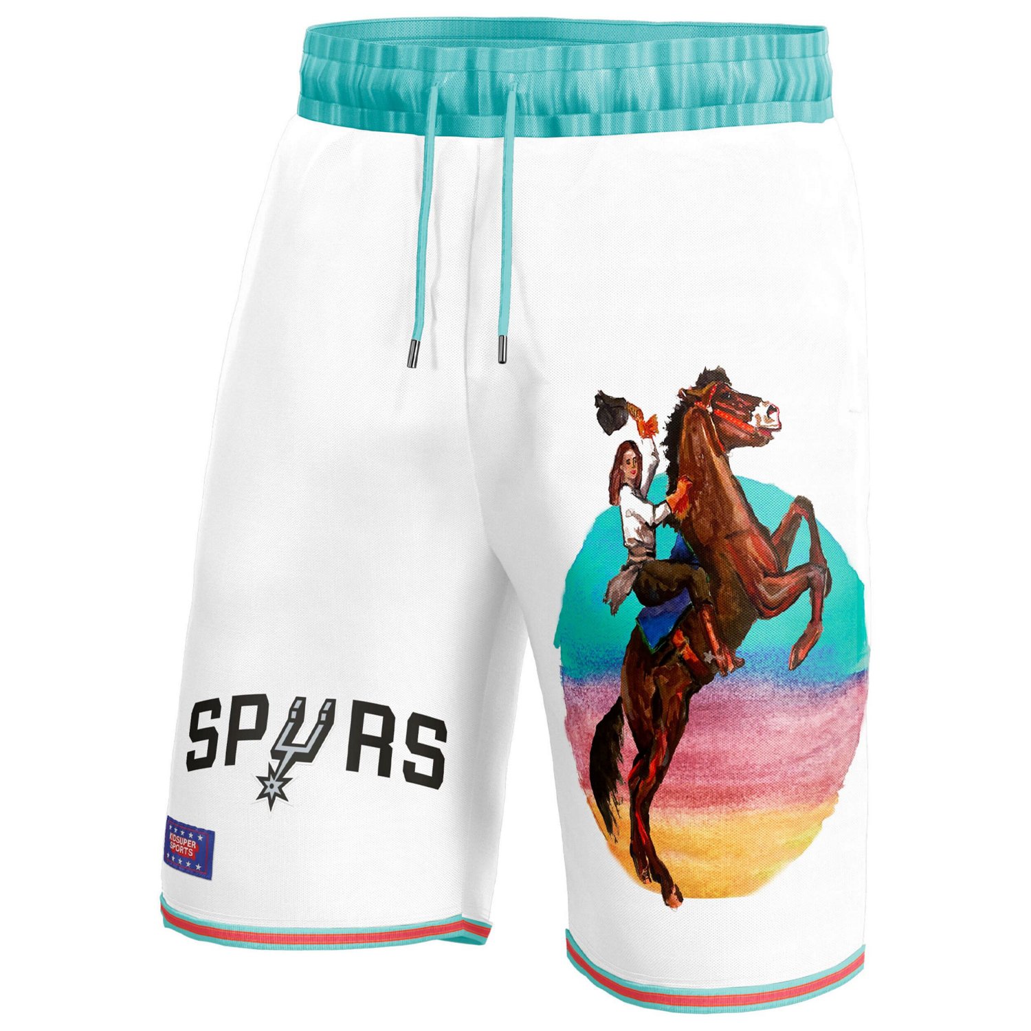 Unisex NBA  KidSuper Studios by Fanatics San Antonio Spurs Hometown Shorts                                                       - view number 2