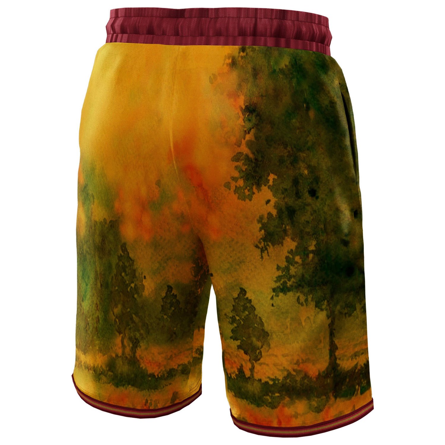 Unisex NBA  KidSuper Studios by Fanatics Wine Cleveland Cavaliers Hometown Shorts                                                - view number 3