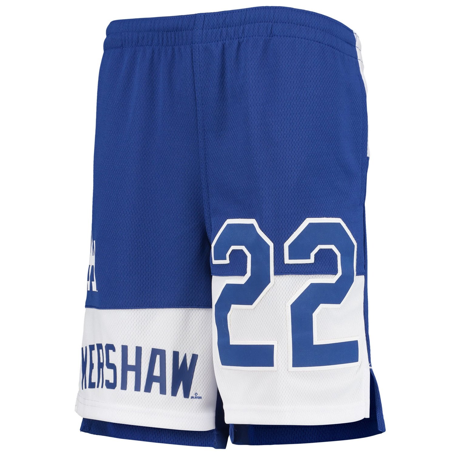 Youth Clayton Kershaw Los Angeles Dodgers Pandemonium Name  Number Shorts - view number 2