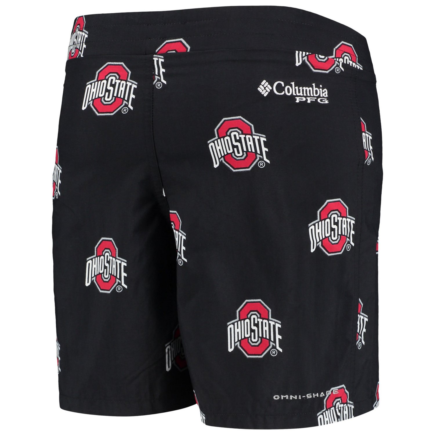 Youth Columbia Ohio State Buckeyes Backcast Printed Omni-Shade Shorts - view number 3