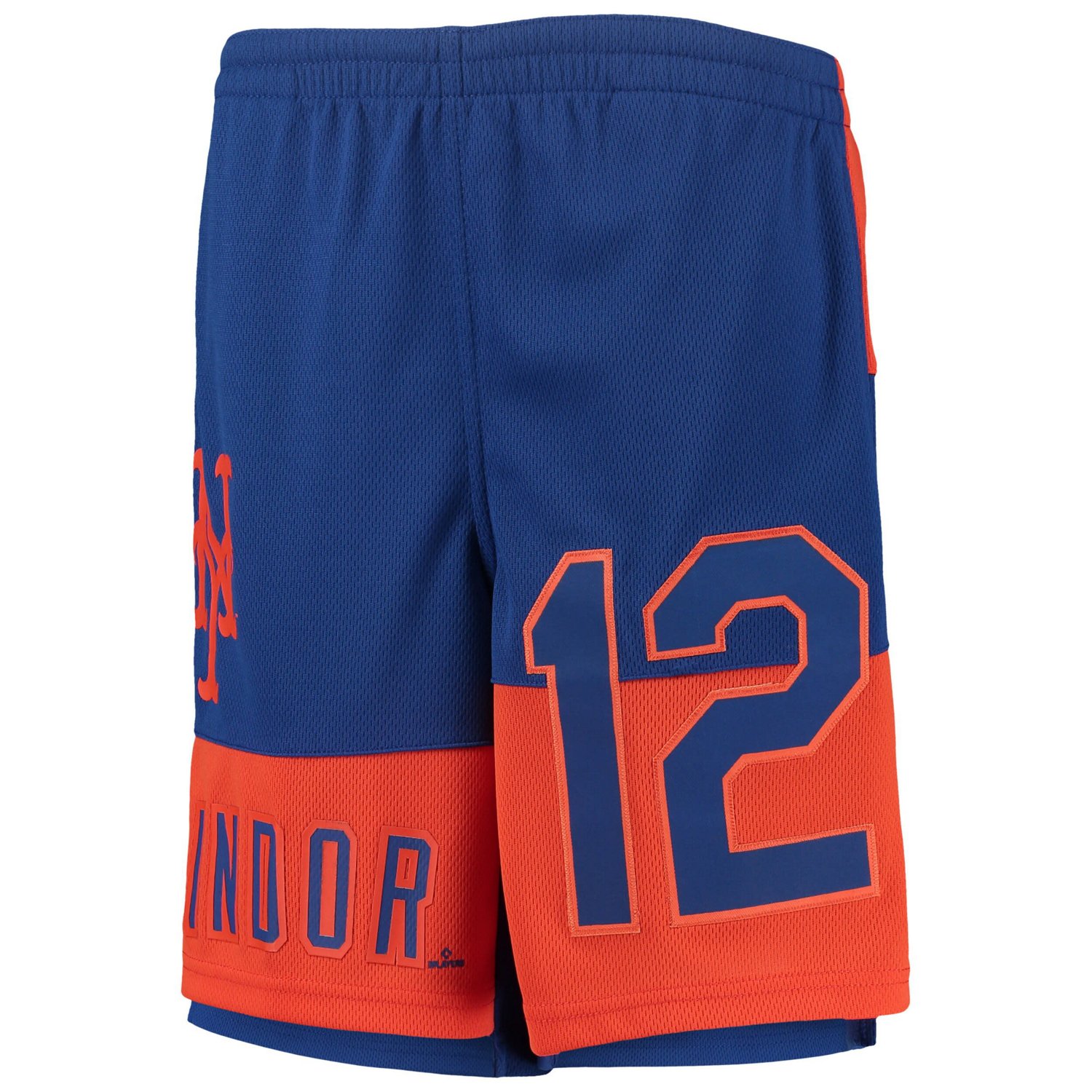 Youth Francisco Lindor New York Mets Pandemonium Name  Number Shorts - view number 2