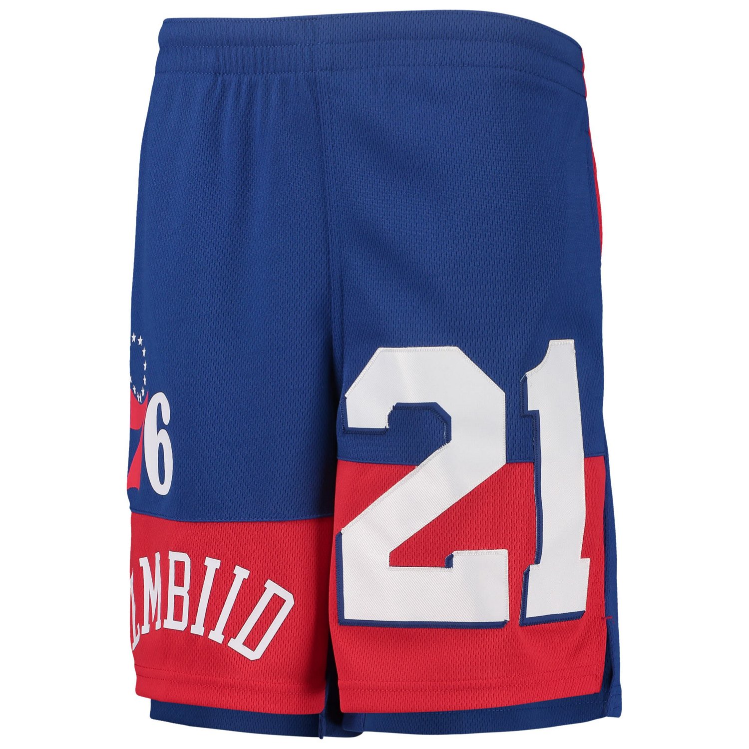 Youth Joel Embiid Philadelphia 76ers Pandemonium Name  Number Shorts - view number 2