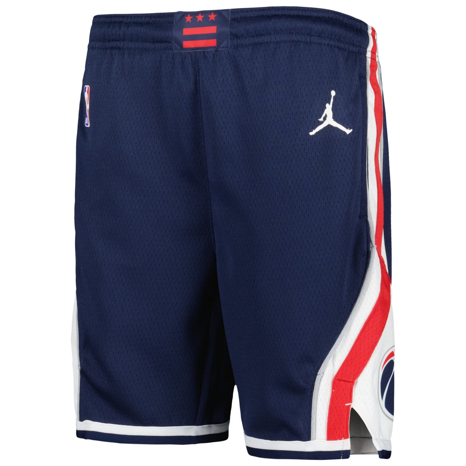 Youth Jordan Brand Washington Wizards Statement Edition Swingman Performance Shorts                                              - view number 2