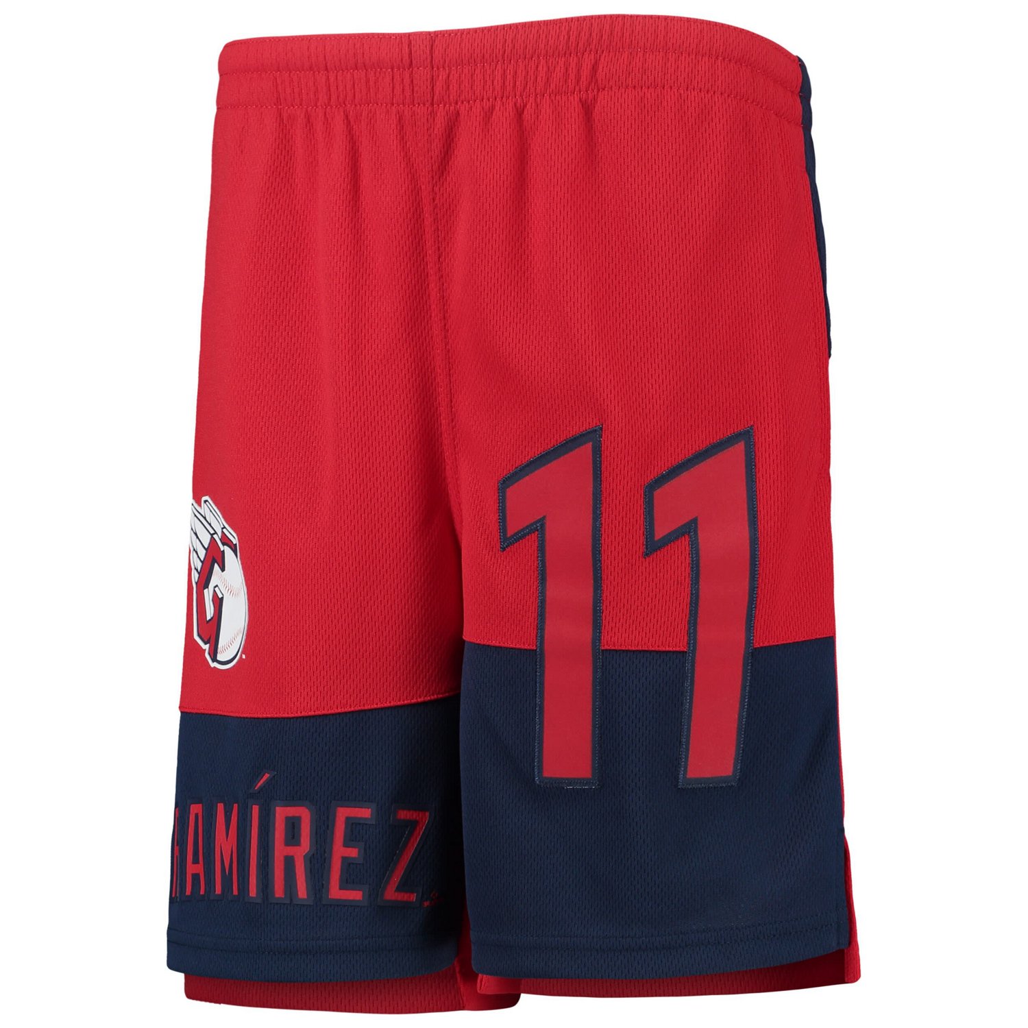 Youth Jose Ramirez Cleveland Guardians Pandemonium Name  Number Shorts - view number 2