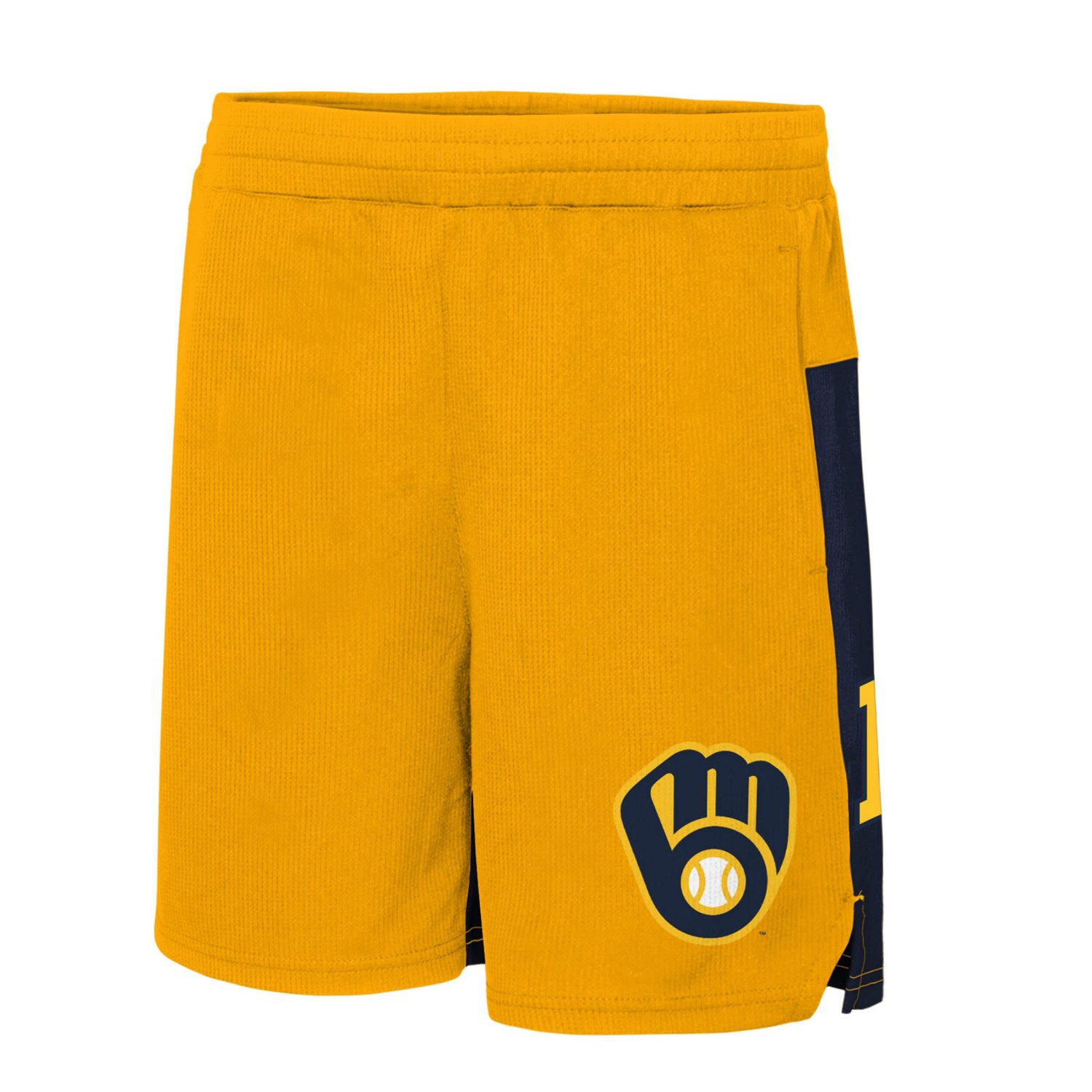 Youth Milwaukee Brewers 7th Inning Stretch Shorts - view number 2