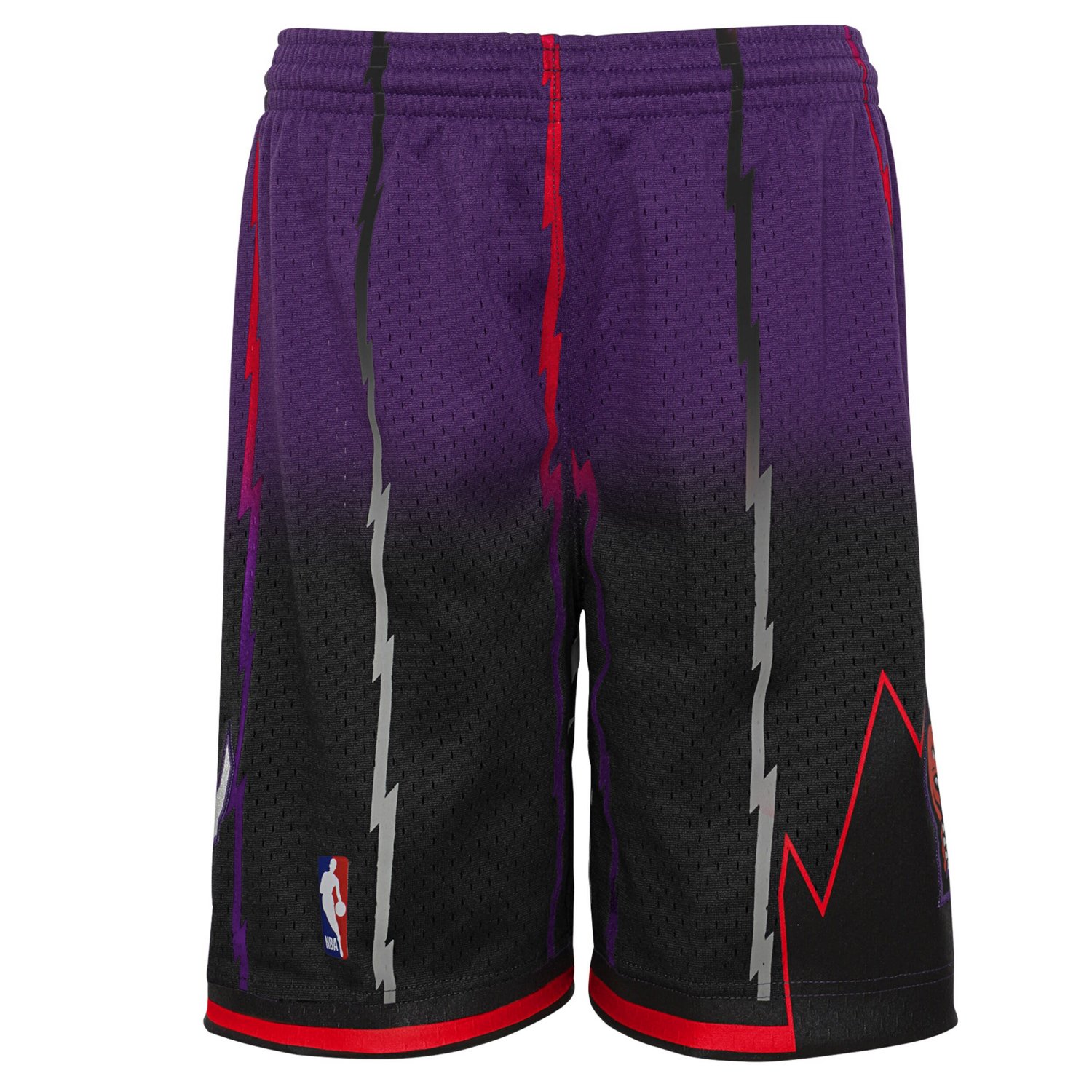 Youth Mitchell  Ness /Black Toronto Raptors 1998/99 Hardwood Classics Fadeaway Reload 30 Swingman Shorts                         - view number 2