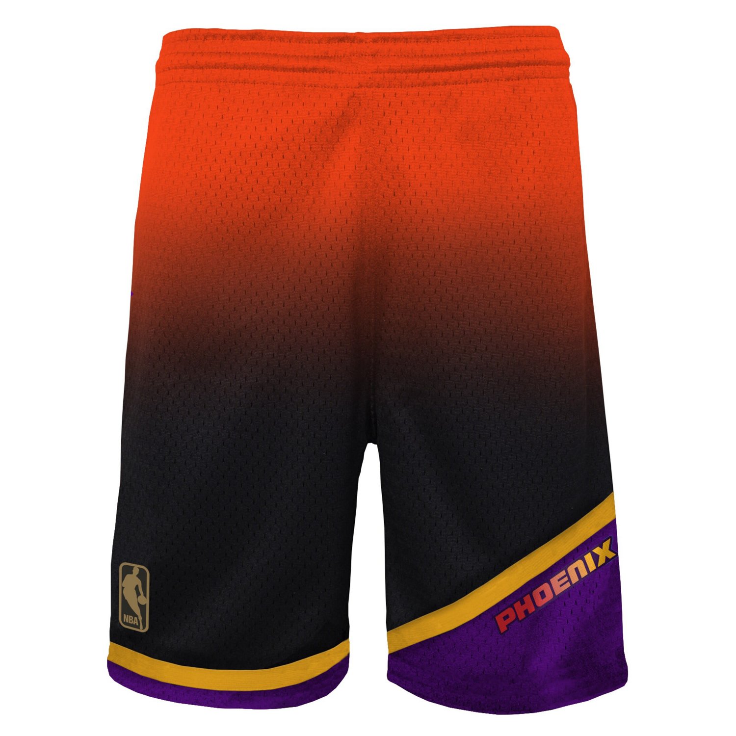 Youth Mitchell  Ness Black Phoenix Suns 1996 97 Hardwood Classics Fadeaway Reload 30 Swingman Shorts                             - view number 2