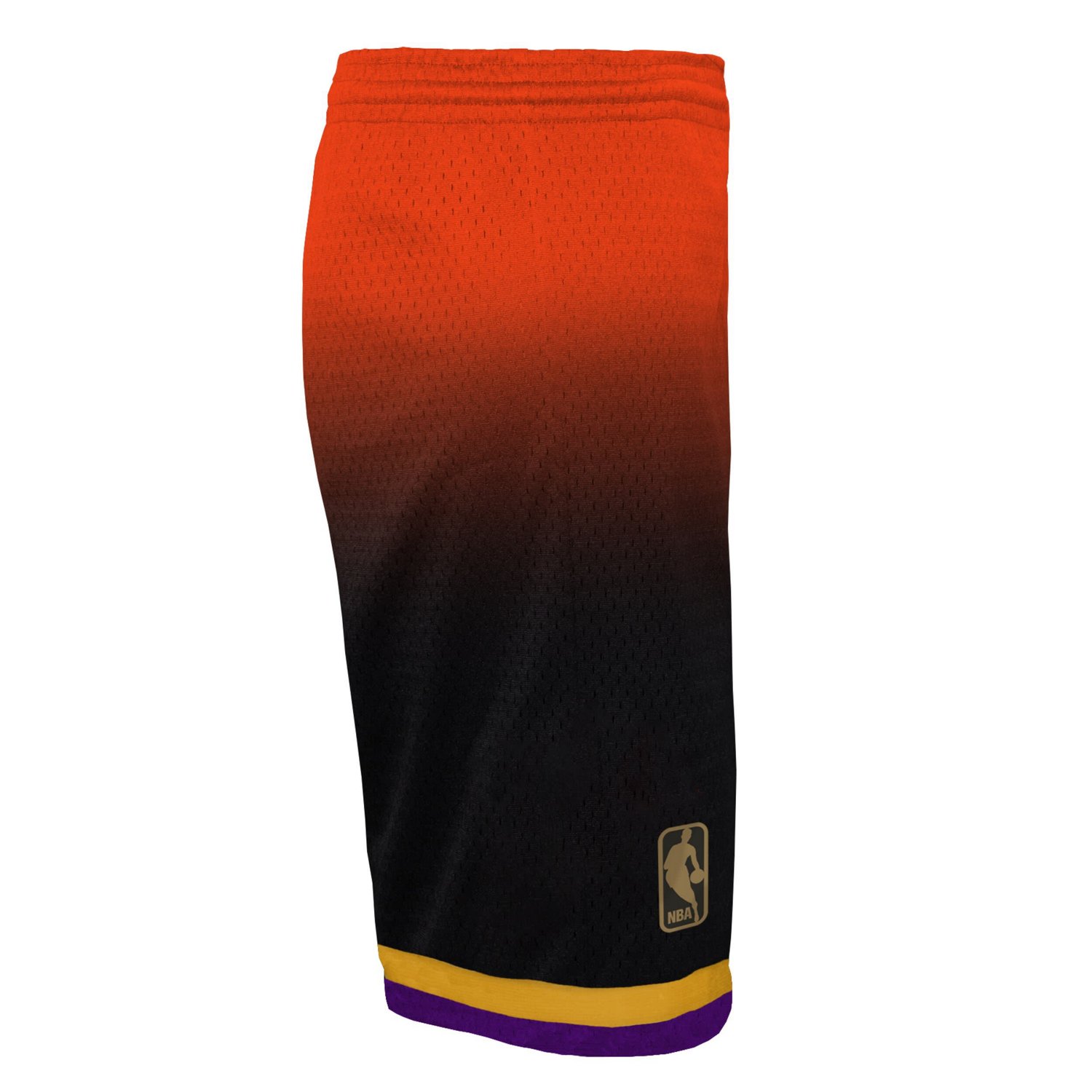 Youth Mitchell  Ness Black Phoenix Suns 1996 97 Hardwood Classics Fadeaway Reload 30 Swingman Shorts                             - view number 4