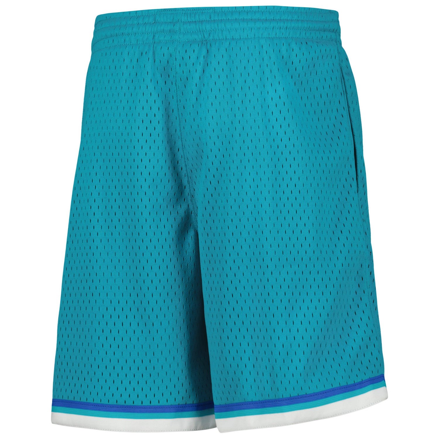 Youth Mitchell  Ness Charlotte Hornets Hardwood Classics Swingman Shorts                                                         - view number 3