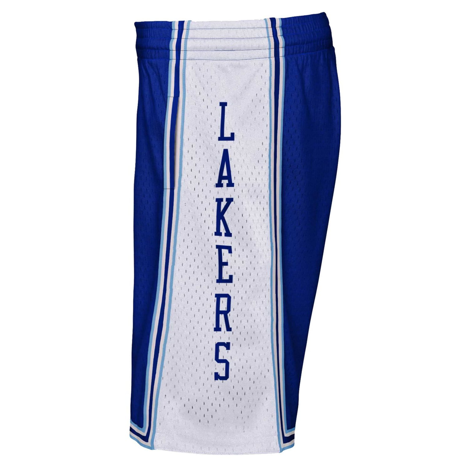 Youth Mitchell  Ness Los Angeles Lakers Hardwood Classics Swingman Shorts                                                        - view number 4