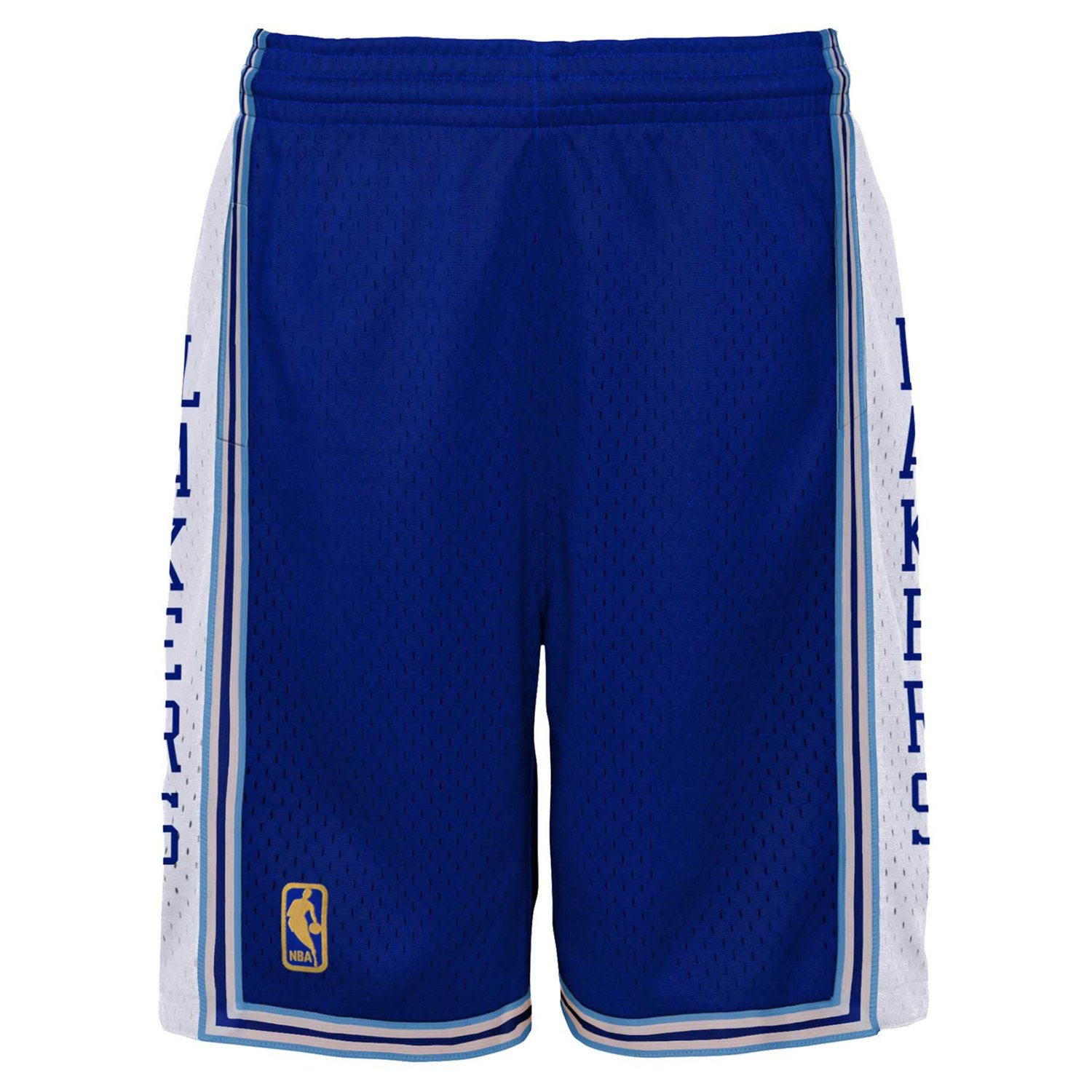 Youth Mitchell  Ness Los Angeles Lakers Hardwood Classics Swingman Shorts                                                        - view number 2