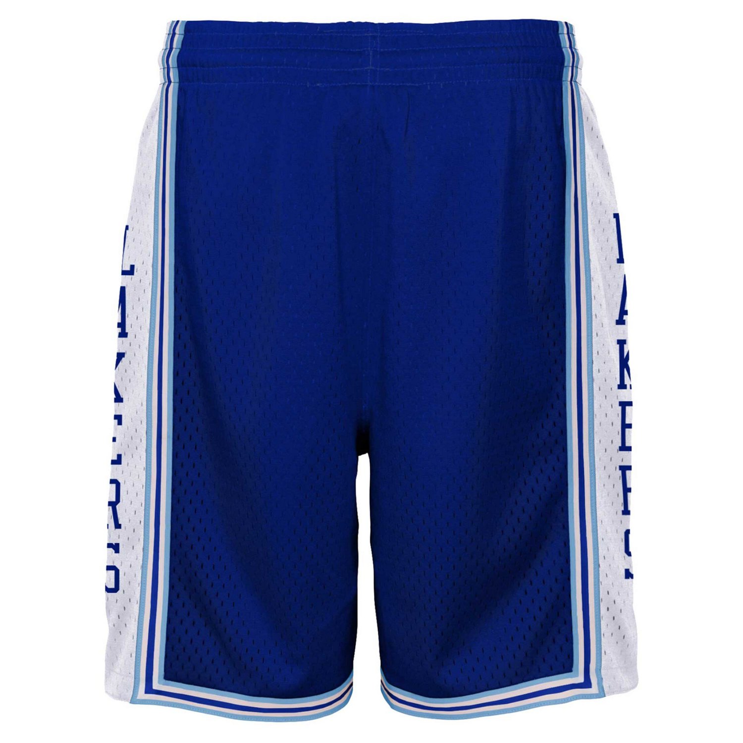 Youth Mitchell  Ness Los Angeles Lakers Hardwood Classics Swingman Shorts                                                        - view number 3