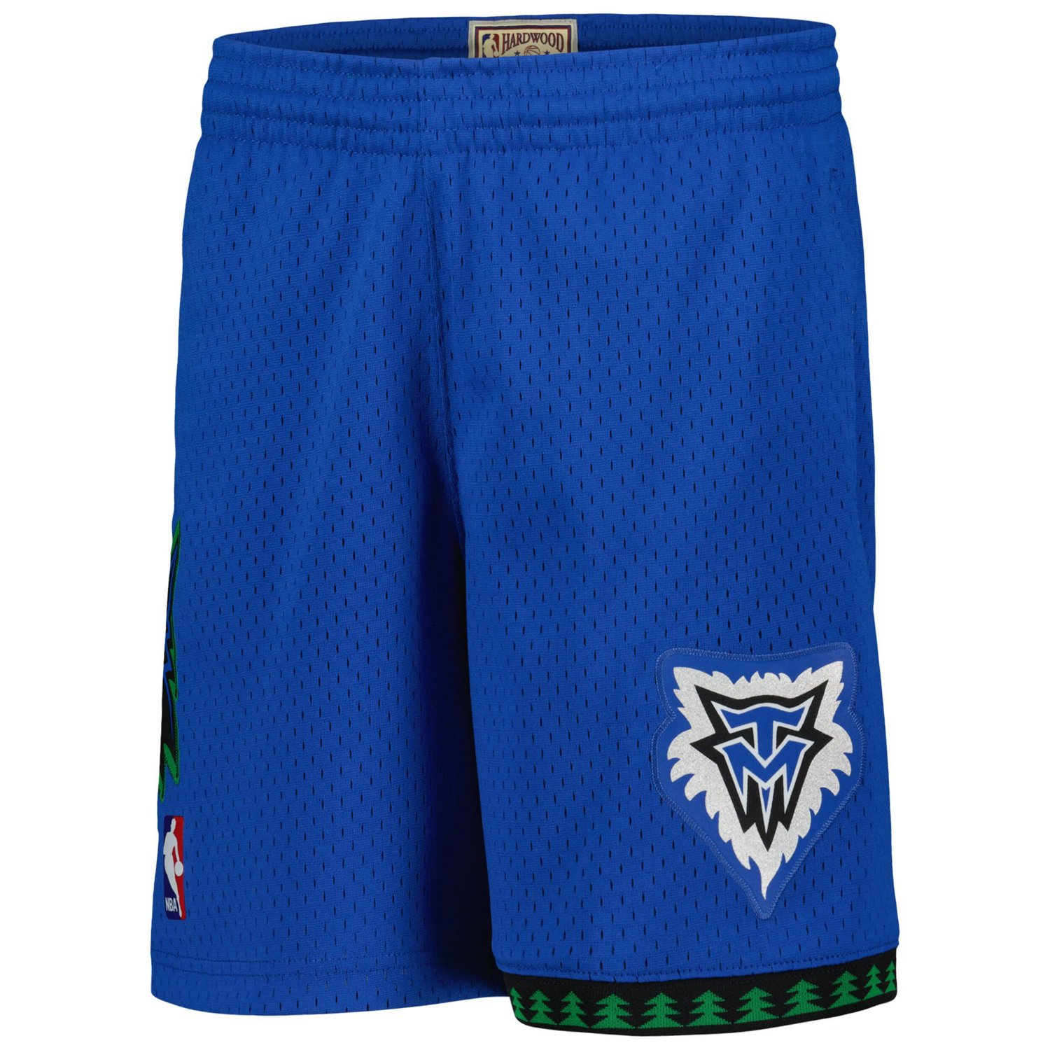 Youth Mitchell  Ness Minnesota Timberwolves Hardwood Classics Swingman Shorts - view number 2