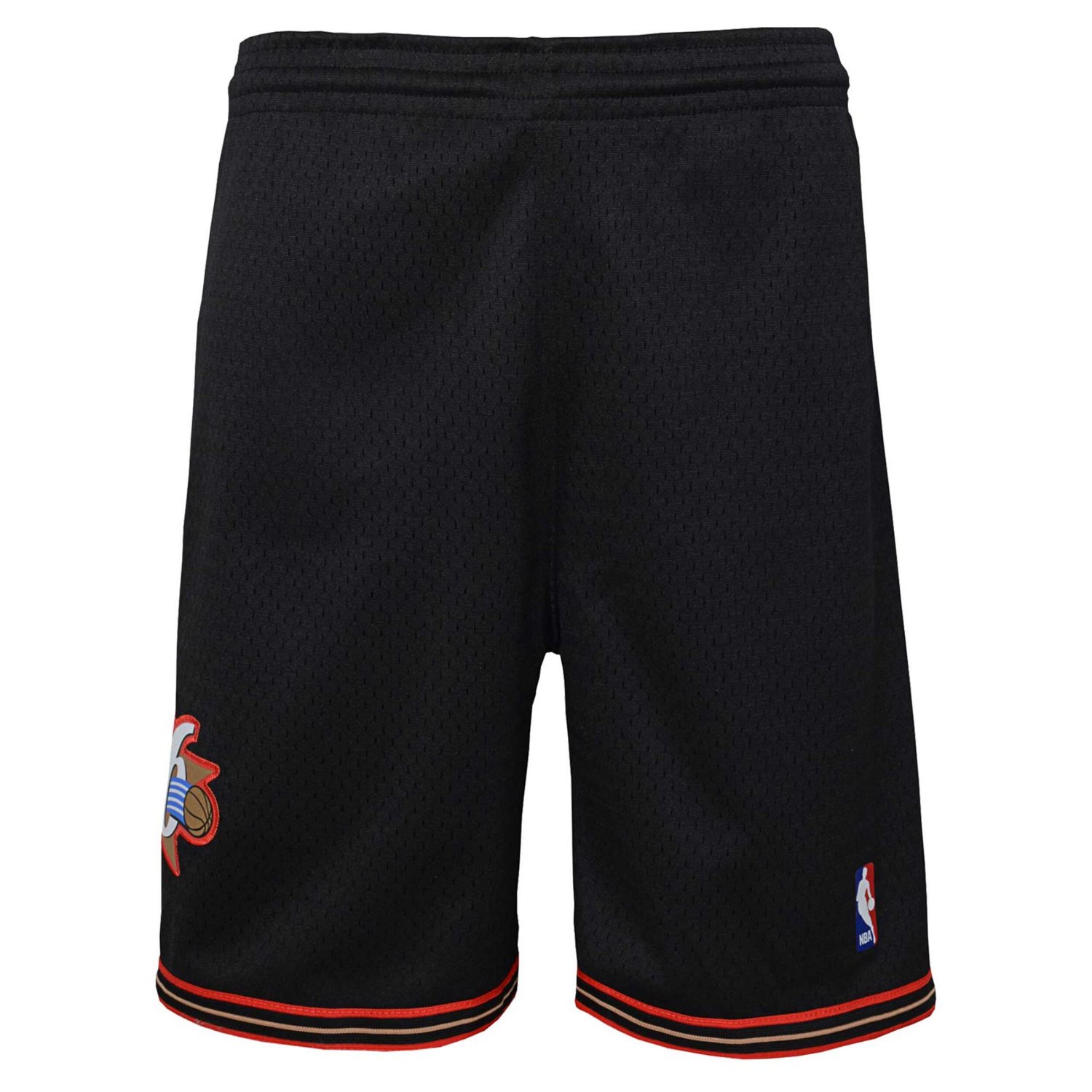 Youth Mitchell  Ness Philadelphia 76ers Hardwood Classics Swingman Shorts                                                        - view number 2