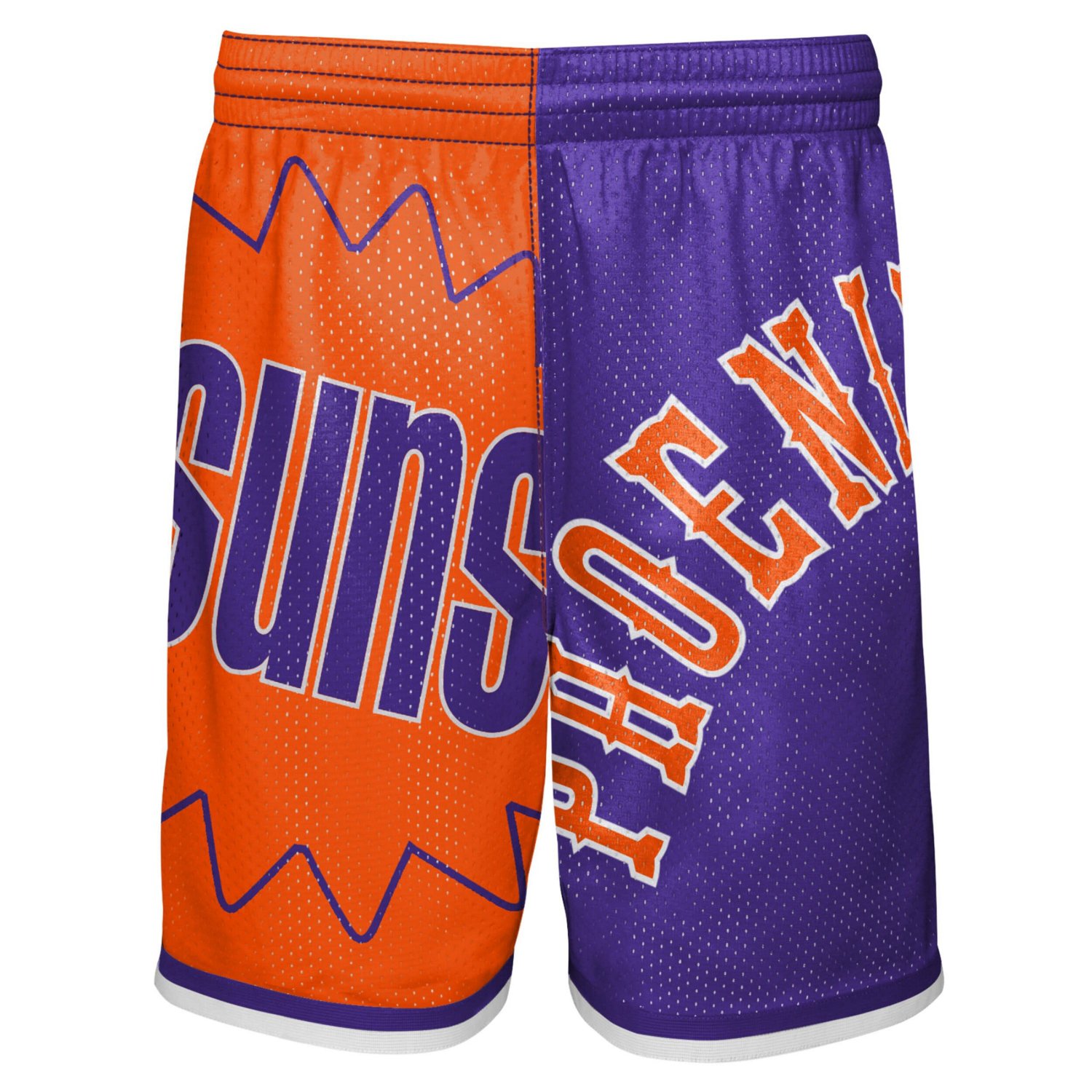 Youth Mitchell  Ness Purple Phoenix Suns Hardwood Classics Big Face 50 Shorts - view number 2