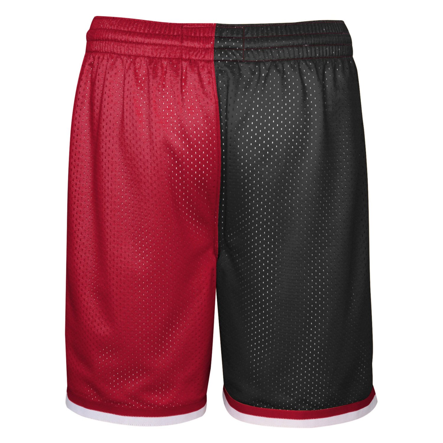 Youth Mitchell  Ness Red Chicago Bulls Hardwood Classics Big Face 50 Shorts - view number 3