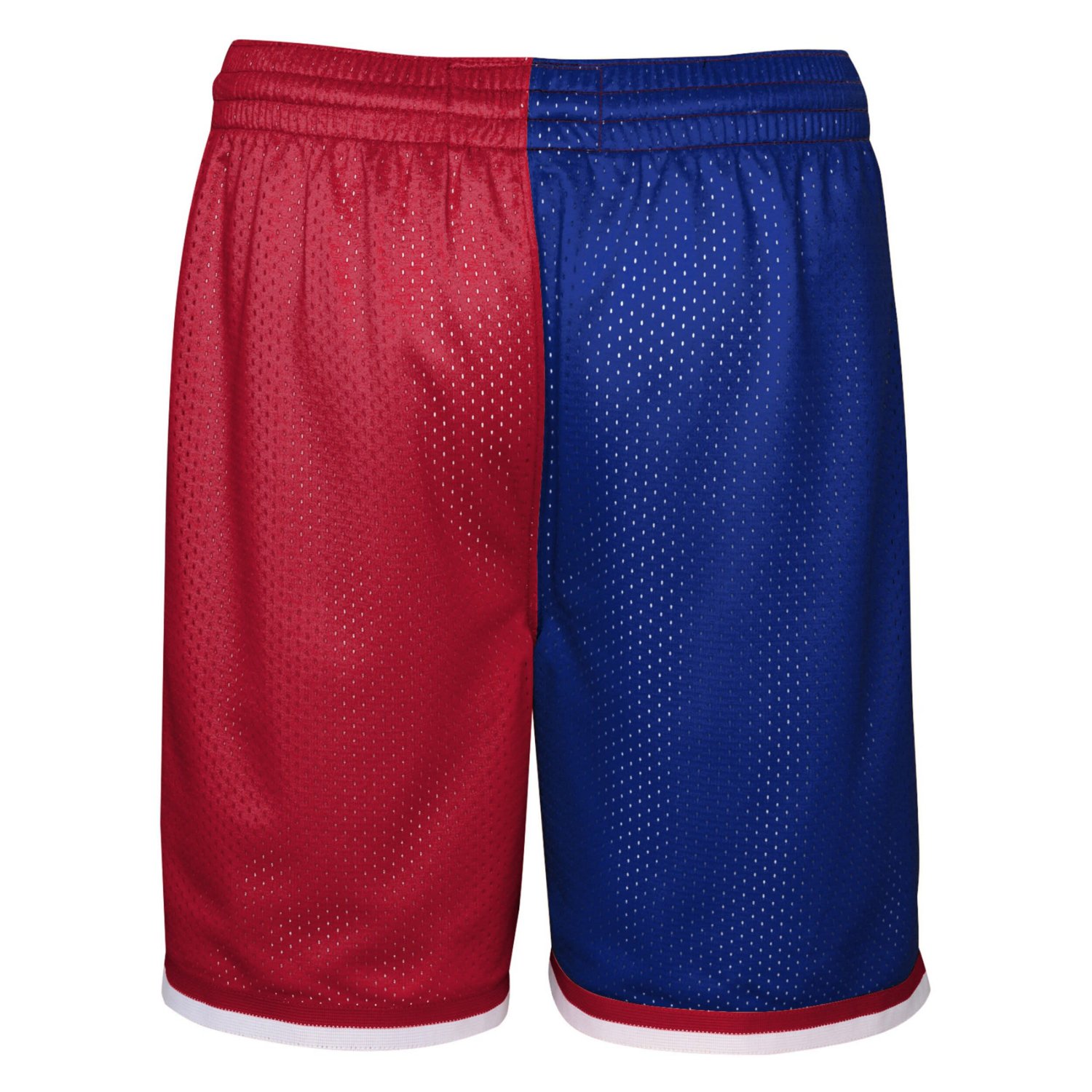 Youth Mitchell  Ness Royal Philadelphia 76ers Hardwood Classics Big Face 50 Shorts - view number 3