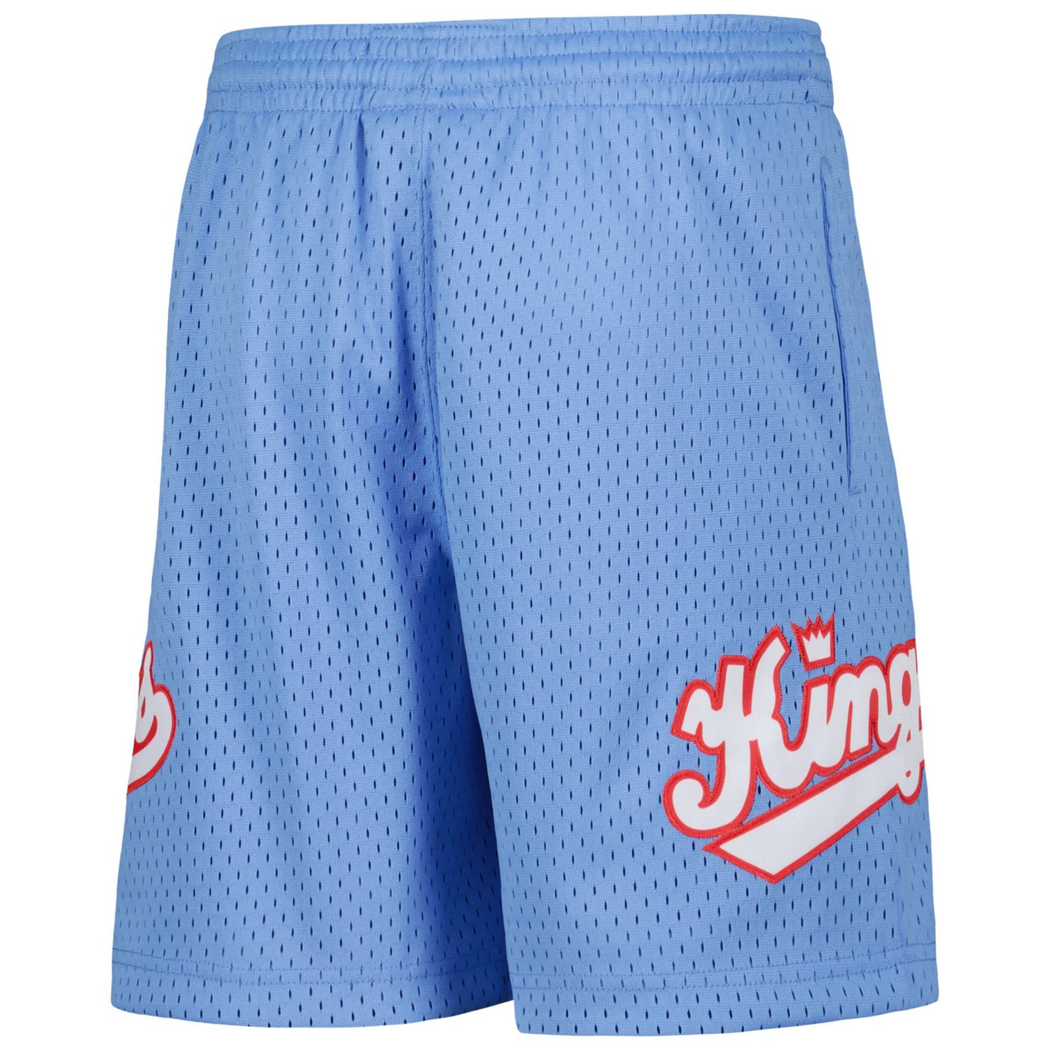 Youth Mitchell  Ness Sacramento Kings Hardwood Classics Swingman Shorts                                                          - view number 3