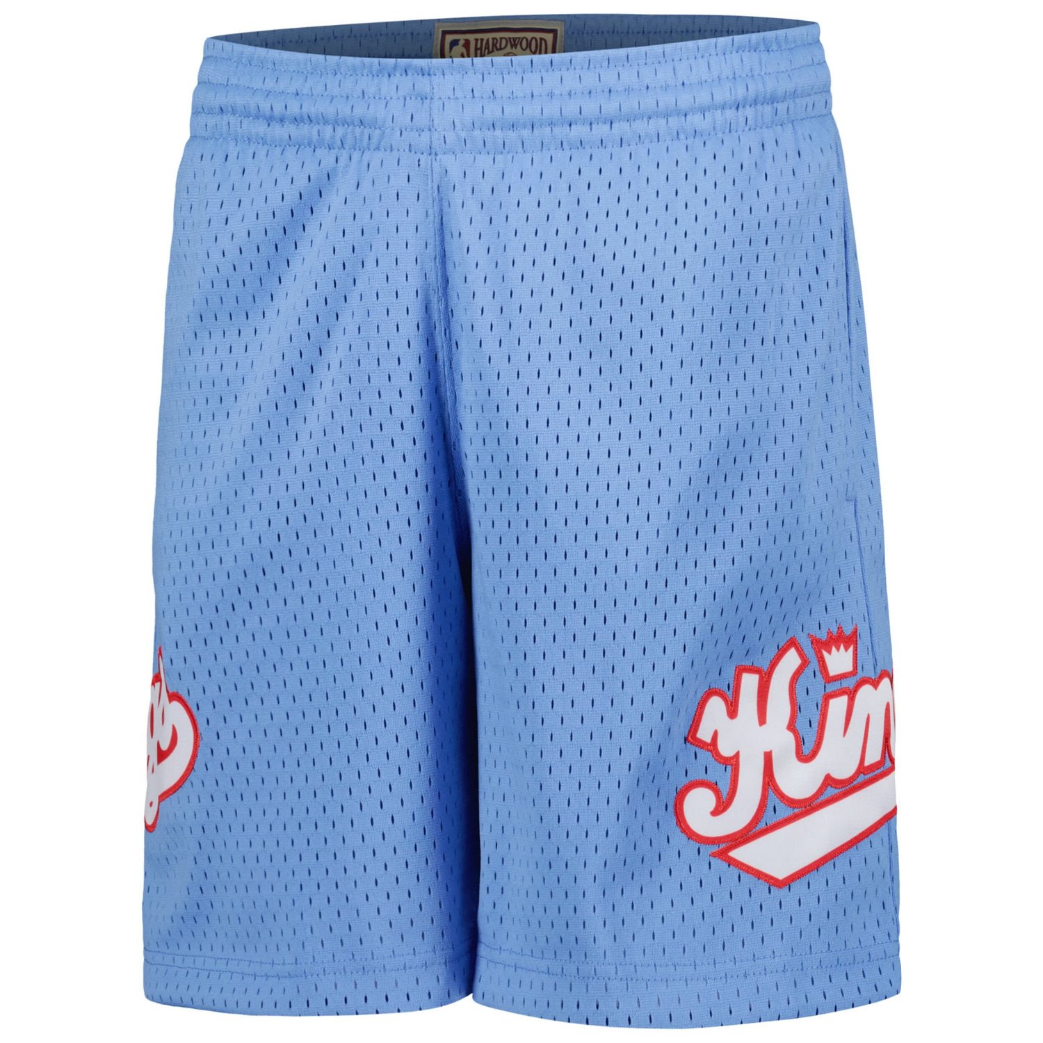 Youth Mitchell  Ness Sacramento Kings Hardwood Classics Swingman Shorts                                                          - view number 2