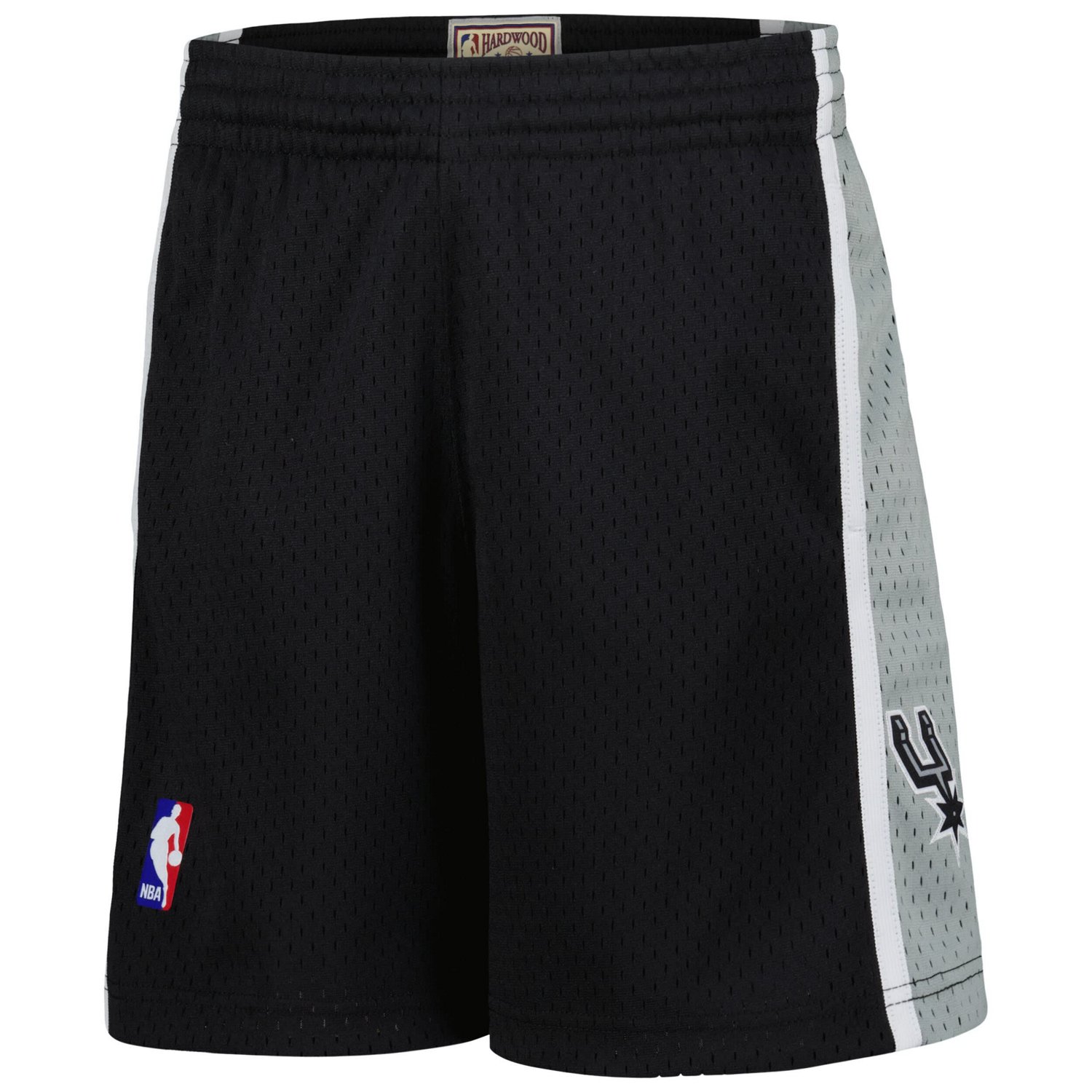Youth Mitchell  Ness San Antonio Spurs Hardwood Classics Swingman Shorts                                                         - view number 2