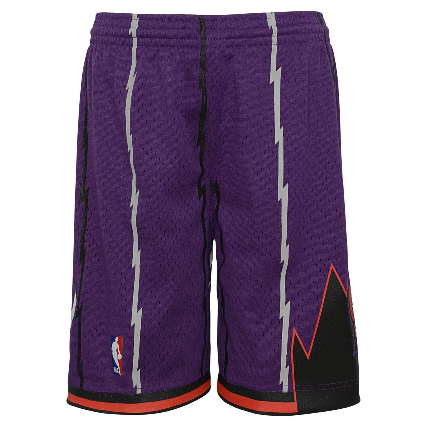 Youth Mitchell  Ness Toronto Raptors Hardwood Classics Swingman Shorts                                                           - view number 2