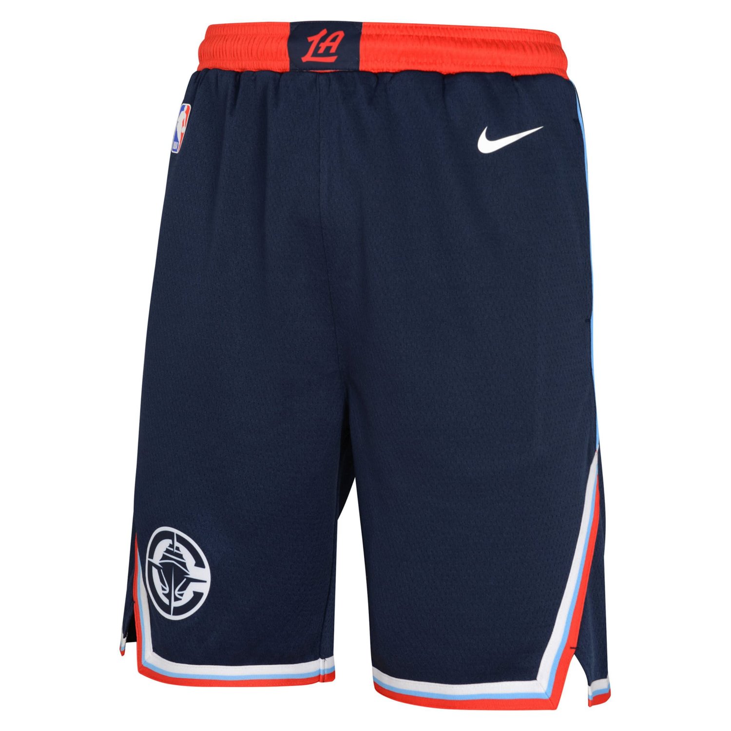 Youth Nike LA Clippers Icon Swingman Shorts - view number 2