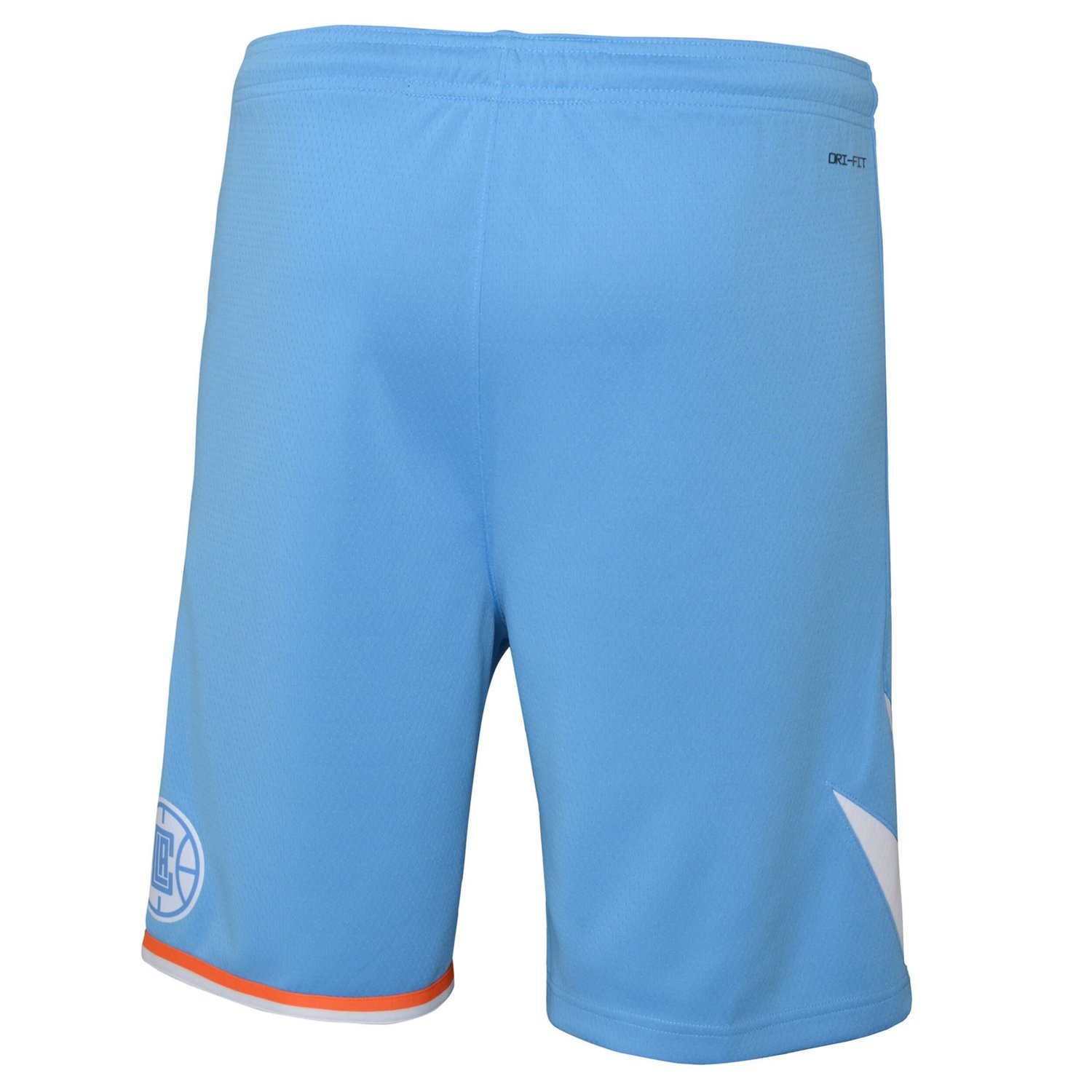 Youth Nike Light LA Clippers 2021/22 City Edition Courtside Swingman Shorts - view number 3