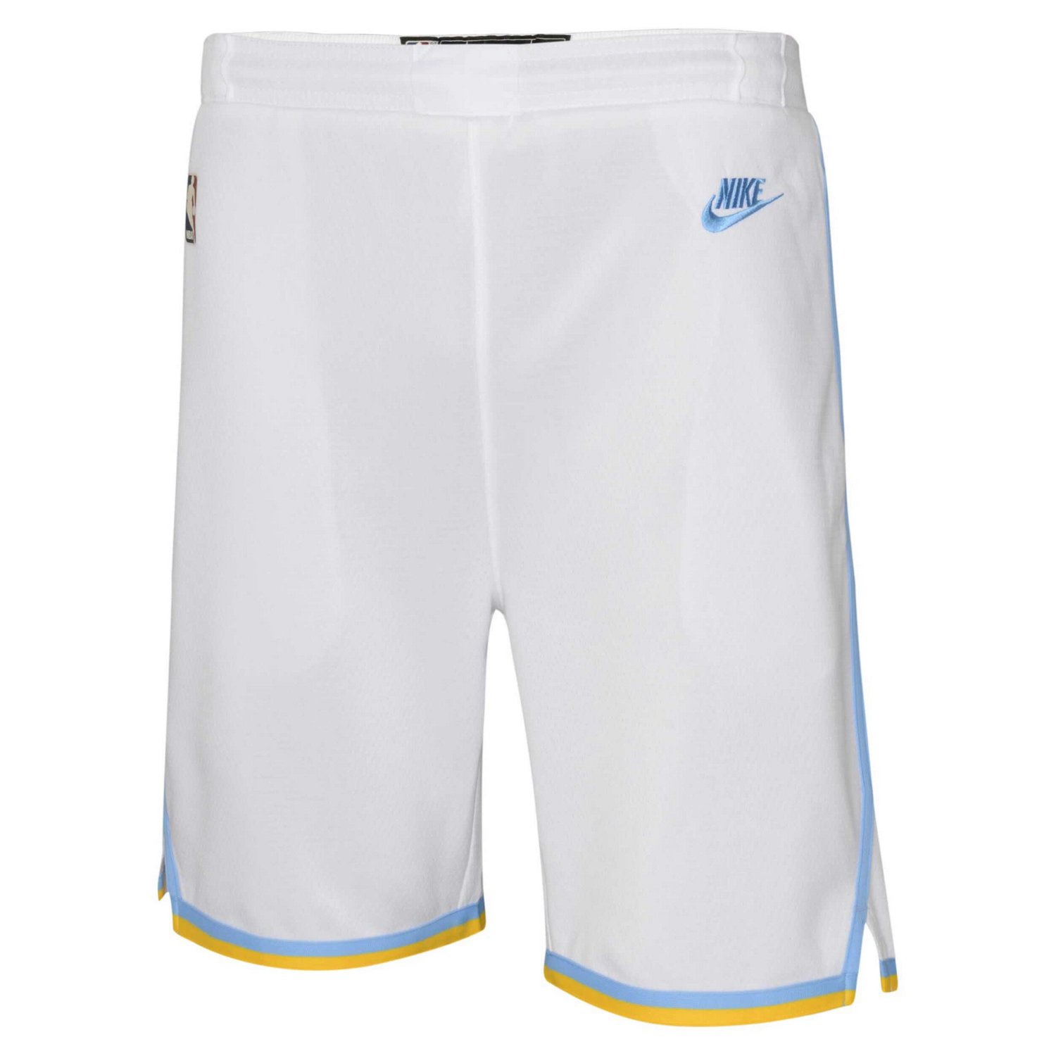 Youth Nike Los Angeles Lakers Hardwood Classics Swingman Shorts                                                                  - view number 2