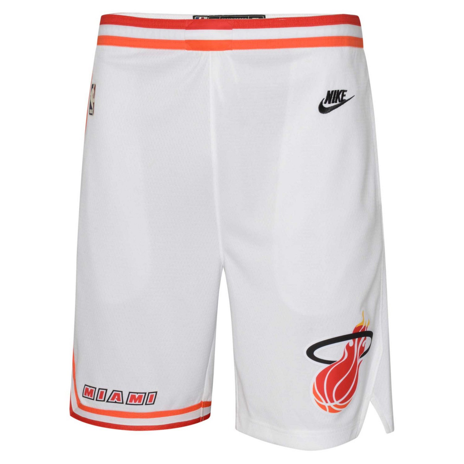 Youth Nike Miami Heat Hardwood Classics Swingman Shorts                                                                          - view number 2