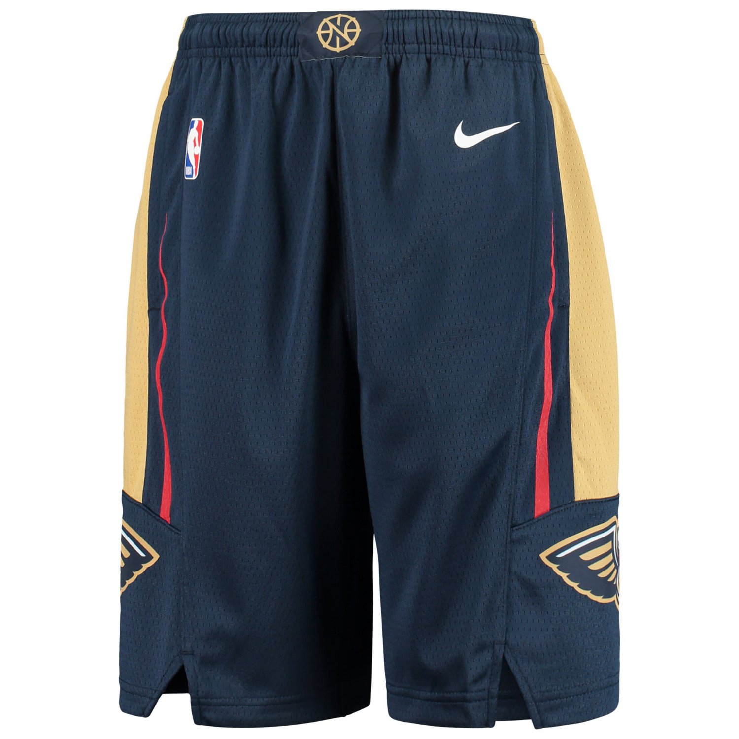 Youth Nike New Orleans Pelicans 2020/21 Swingman Shorts - Icon Edition - view number 2