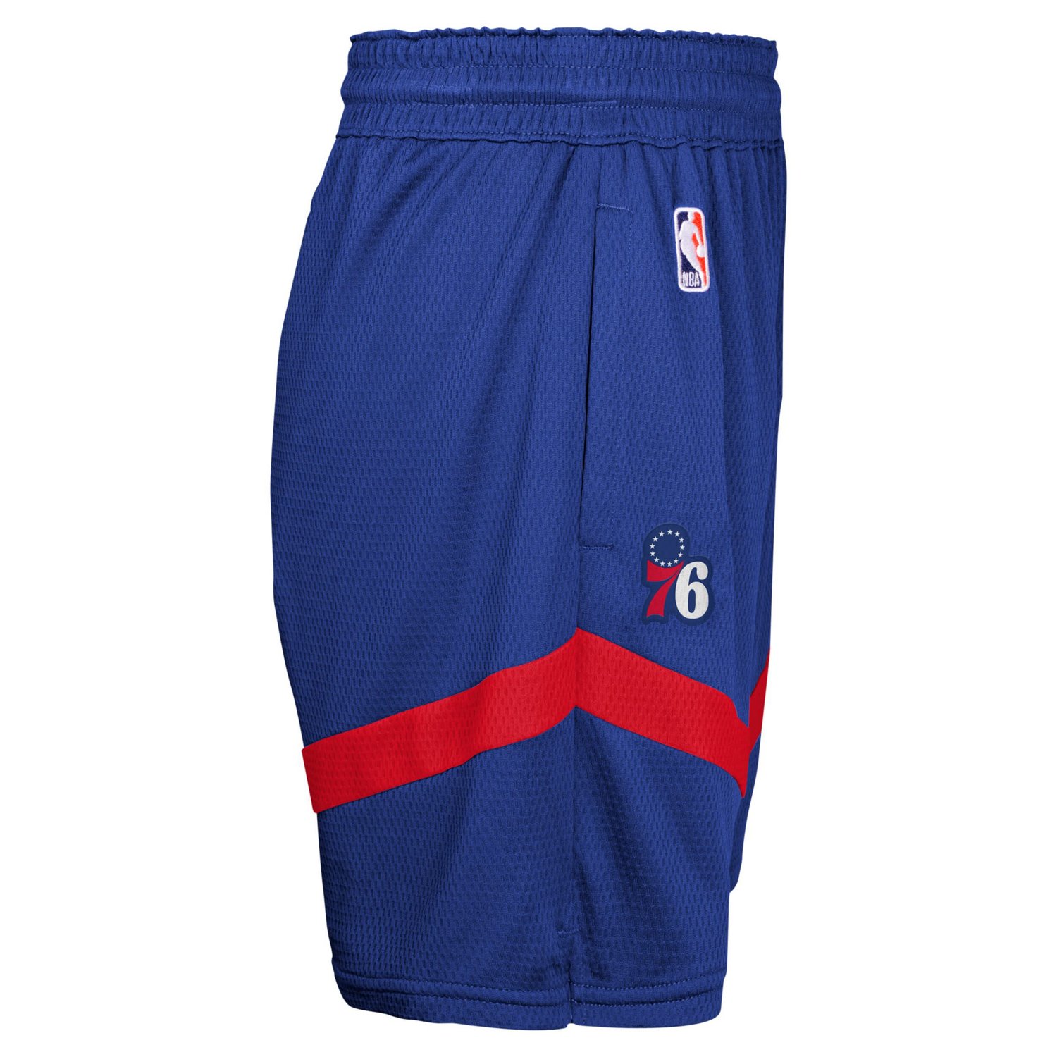 Youth Nike Philadelphia 76ers Practice Mesh Shorts                                                                               - view number 4