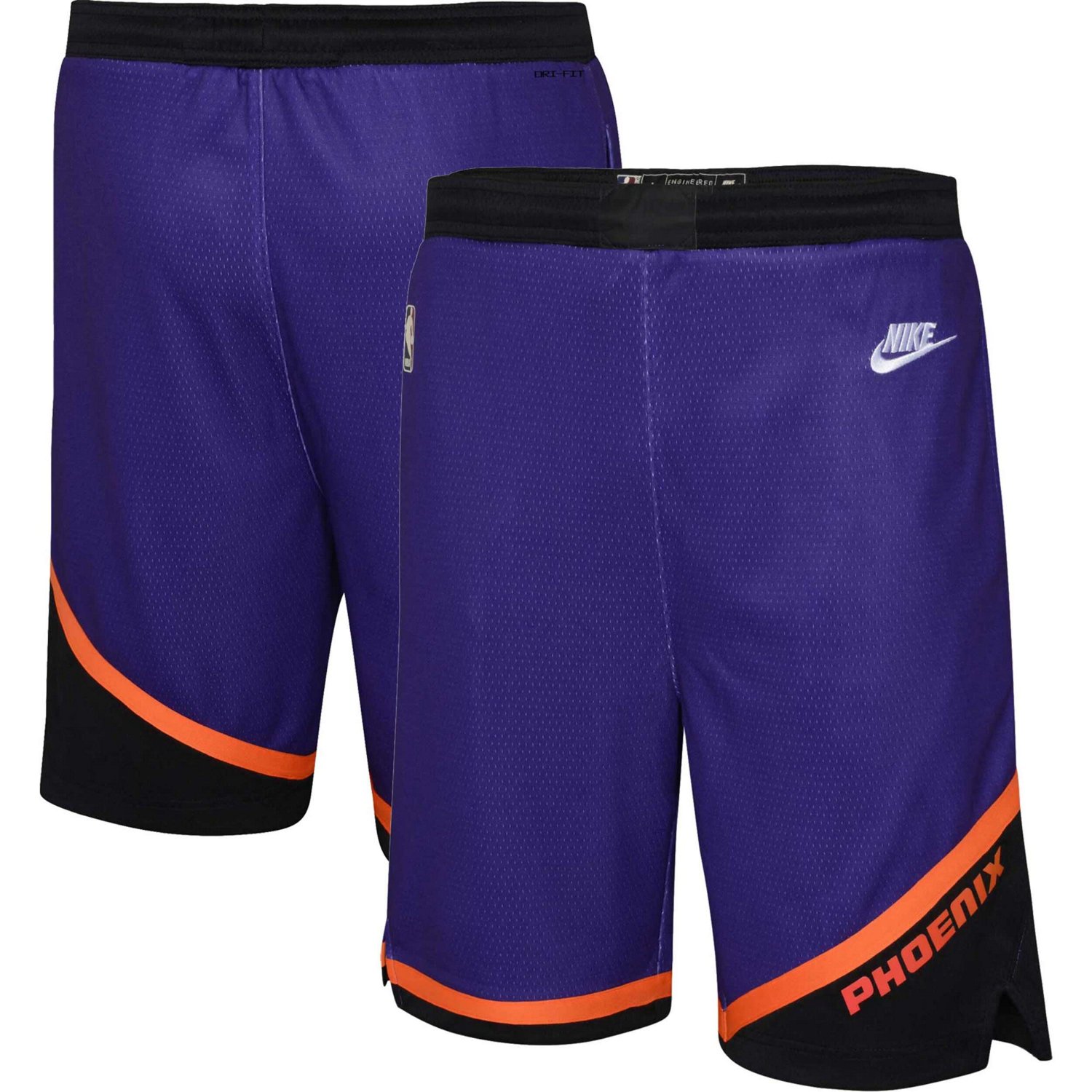 Youth Nike Purple Phoenix Suns Hardwood Classics Swingman Shorts Size Medium