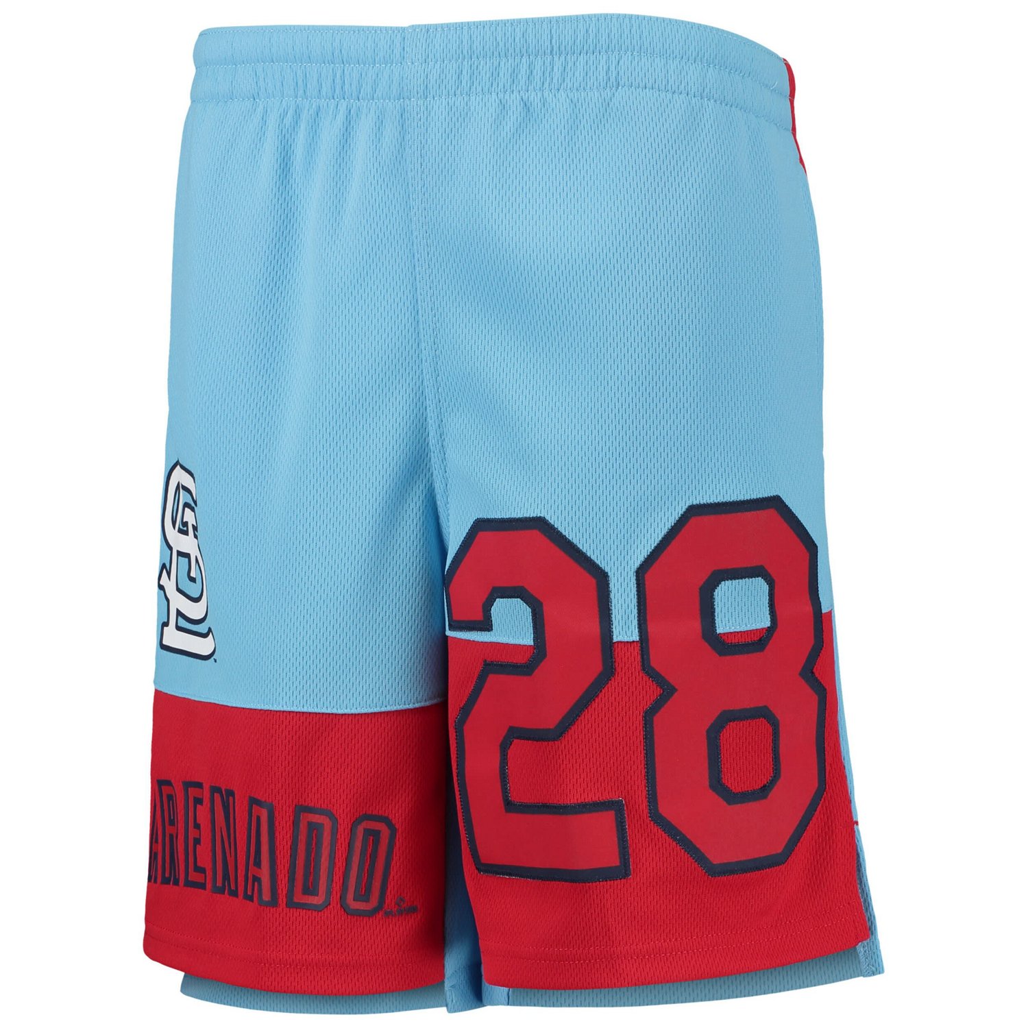 Youth Nolan Arenado Light St Louis Cardinals Pandemonium Name  Number Shorts - view number 2