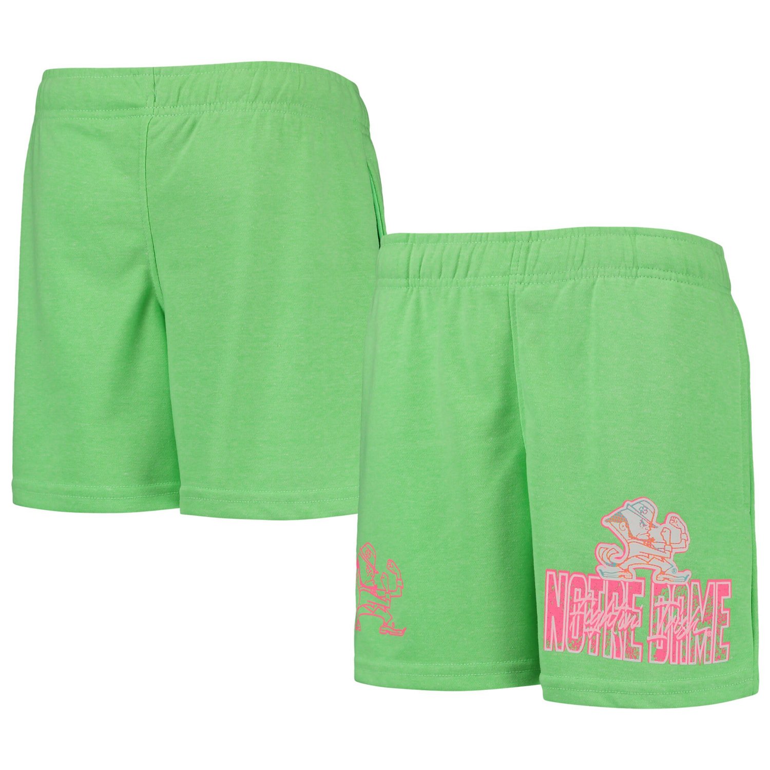 Youth Notre Dame Fighting Irish Super Fresh Neon Daze Shorts                                                                     - view number 1 selected