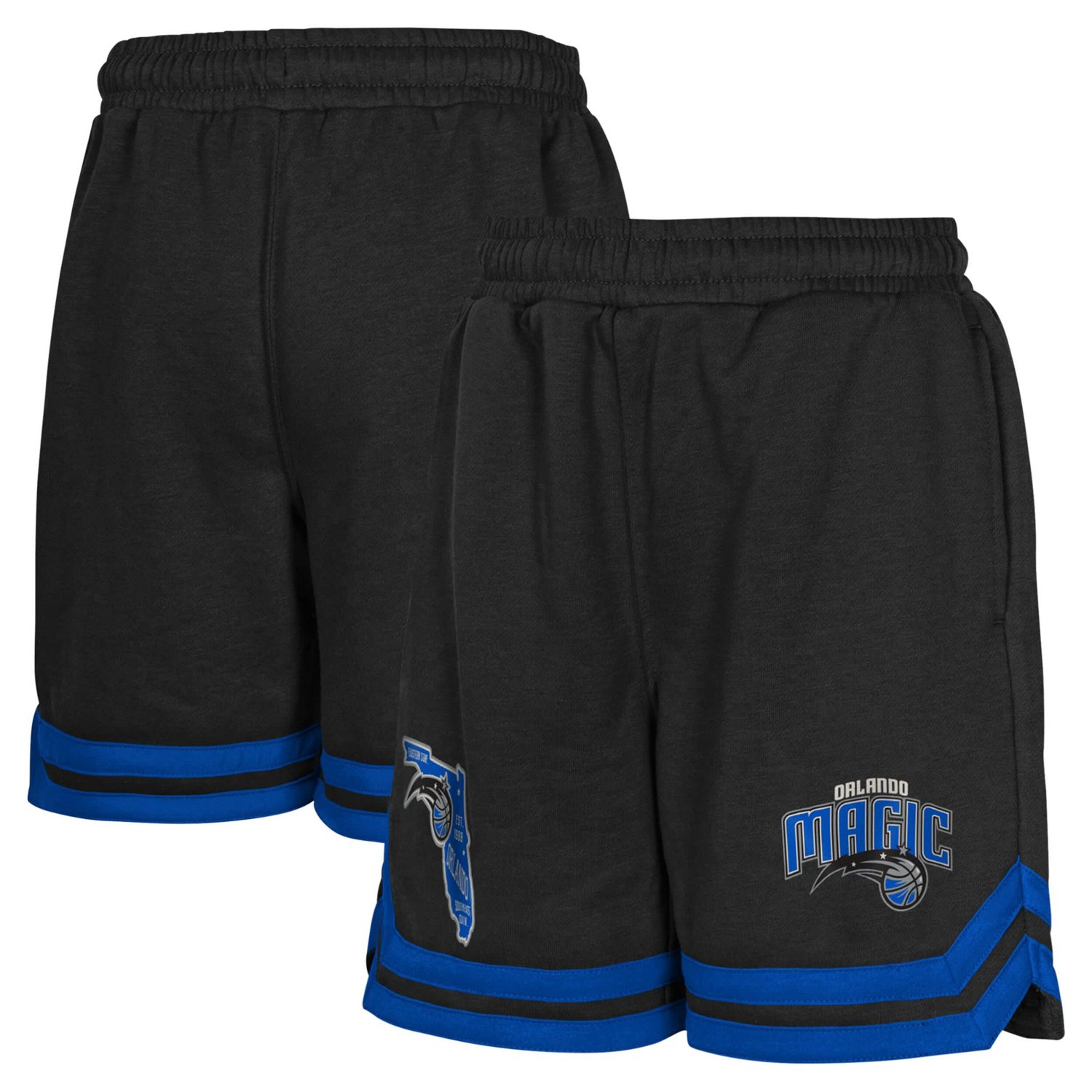 Youth Orlando Magic Teardrop Fleece Shorts                                                                                       - view number 1