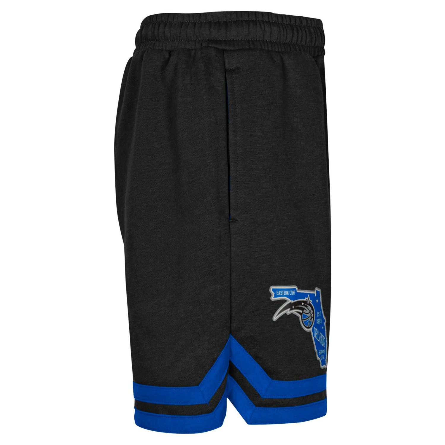 Youth Orlando Magic Teardrop Fleece Shorts                                                                                       - view number 4