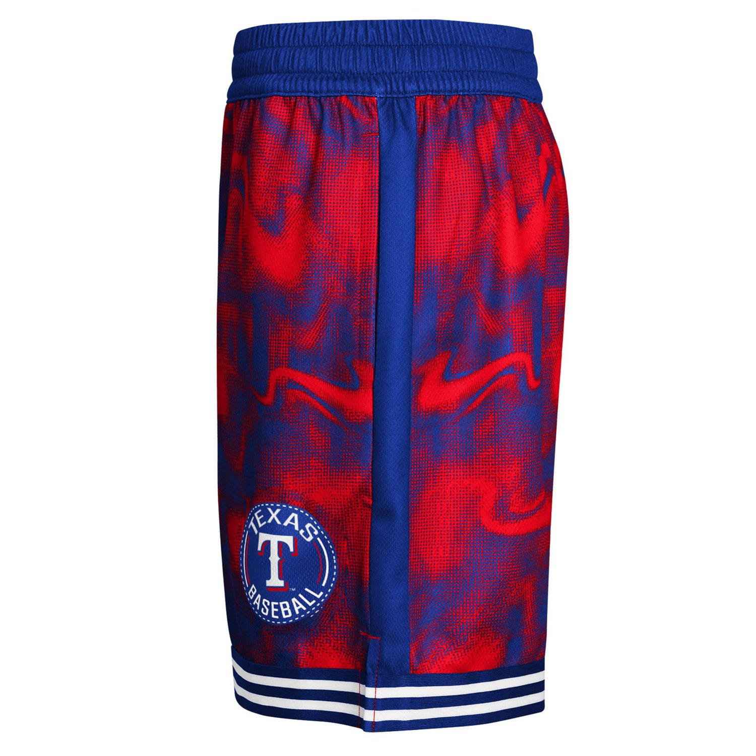 Youth Red Texas Rangers Outfielder Shorts - view number 4