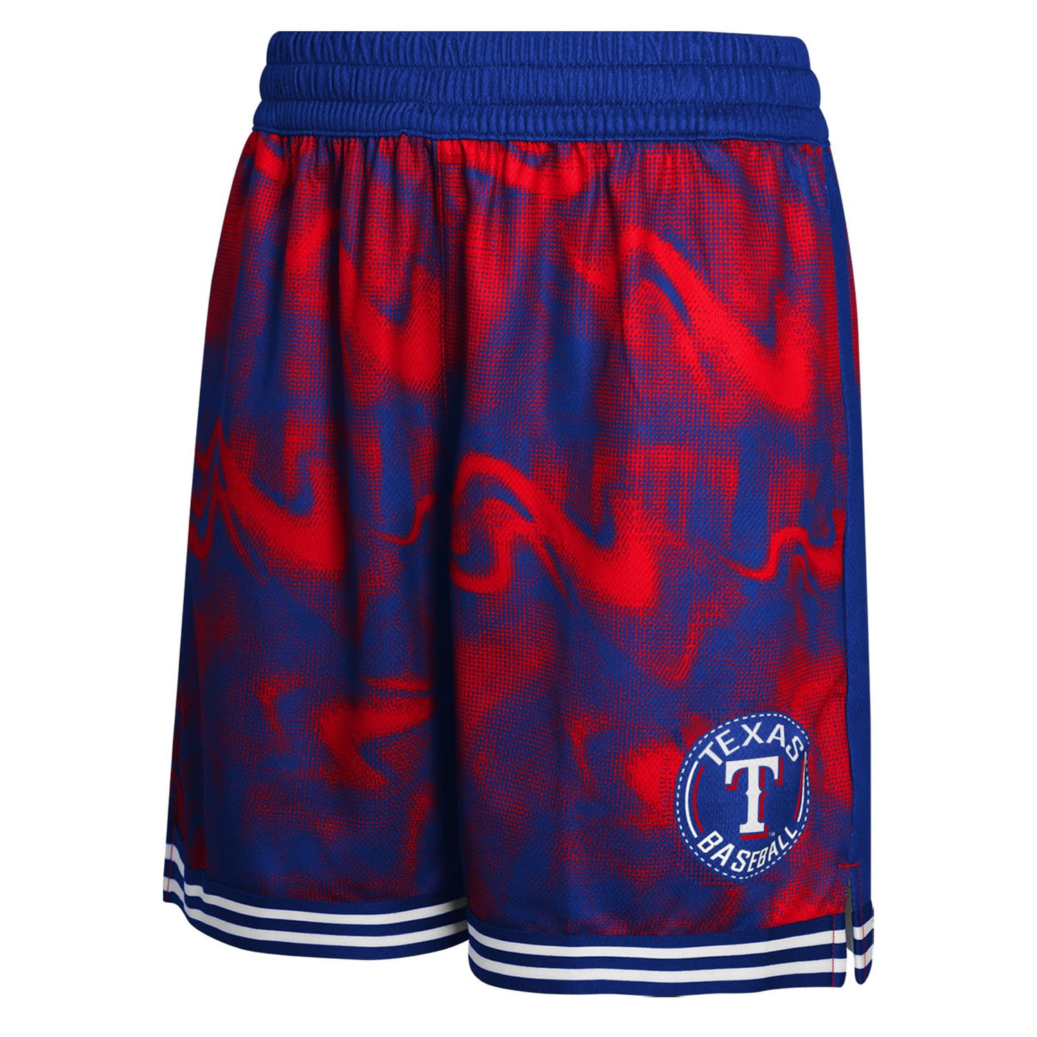 Youth Red Texas Rangers Outfielder Shorts - view number 2