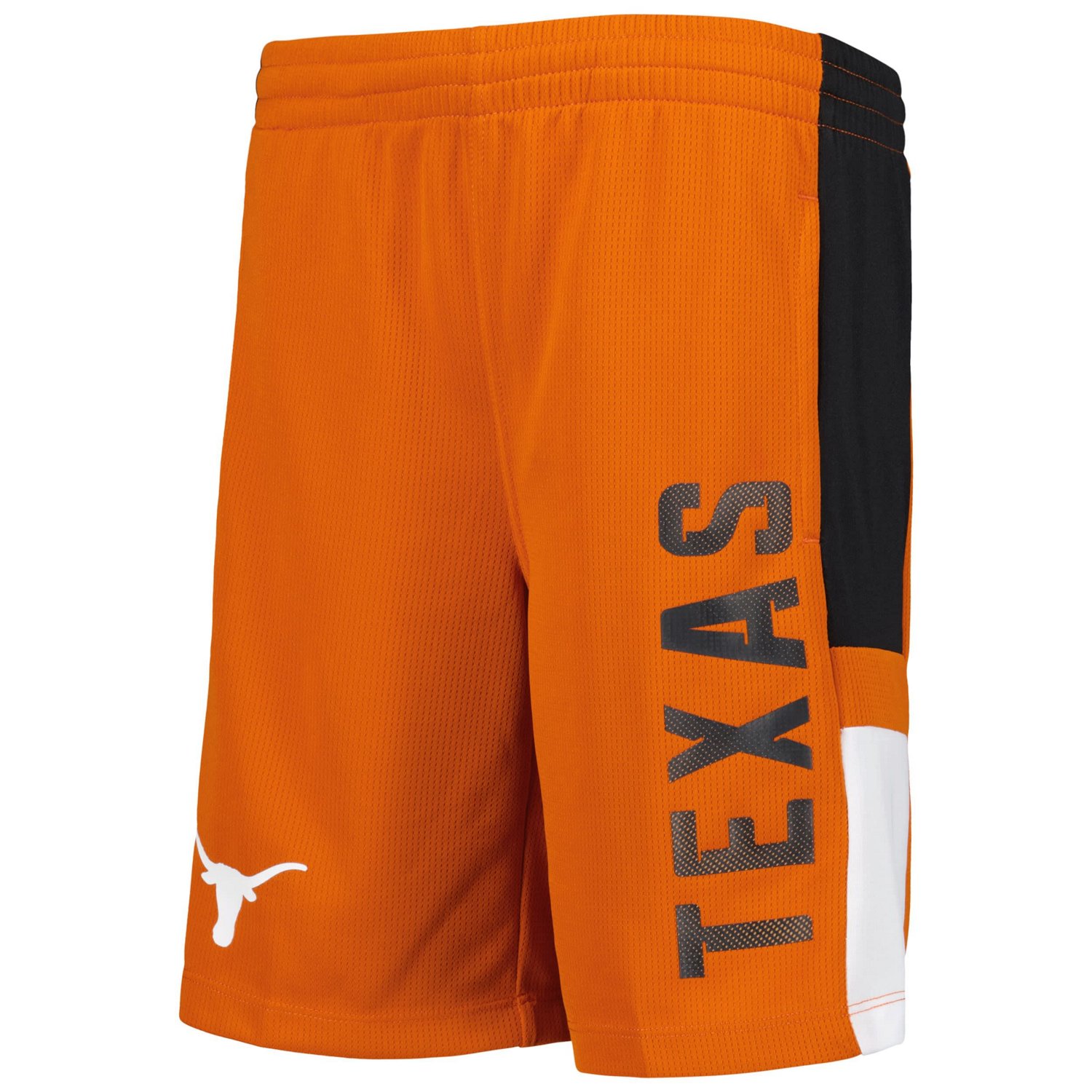 Youth Texas Texas Longhorns Lateral Mesh Performance Shorts - view number 2