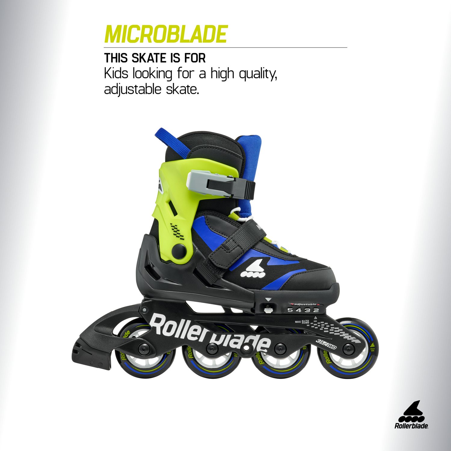 Rollerblade Kids' Microblade Adjustable Inline Skates                                                                            - view number 5