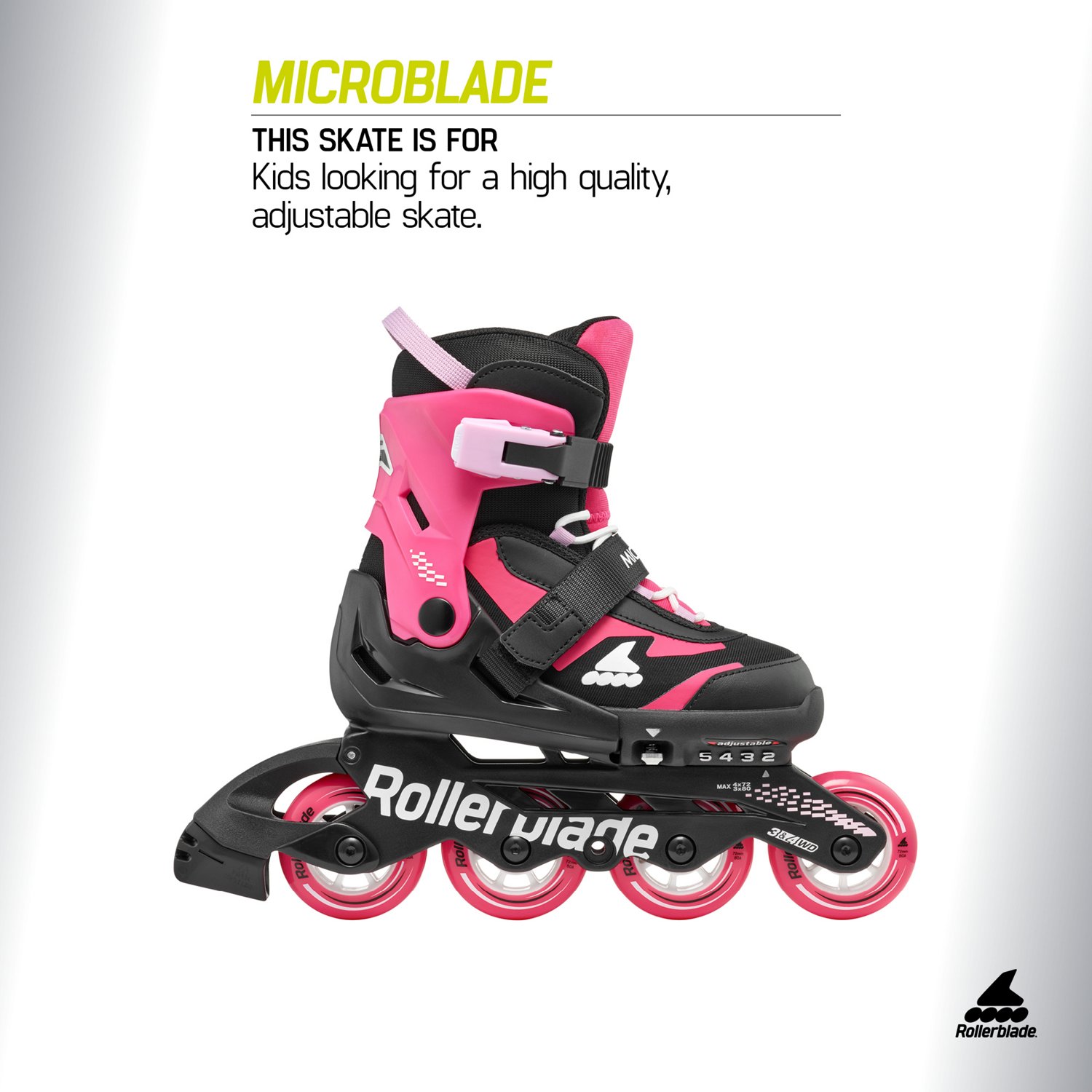 Rollerblade Kids' Microblade Adjustable Inline Skates                                                                            - view number 5