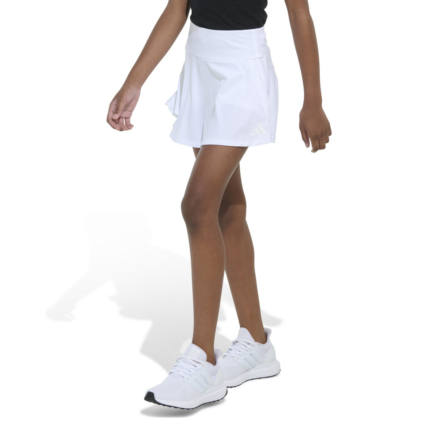 adidas Girls' 3-Stripes Flounce Skort 2-3/4 in - view number 2