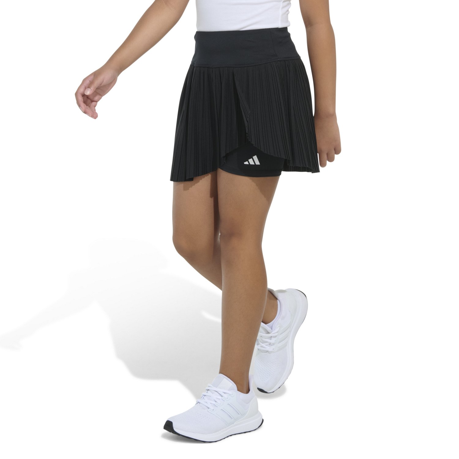 adidas Girls' Woven Pleated Skort 3-3/4 in - view number 2