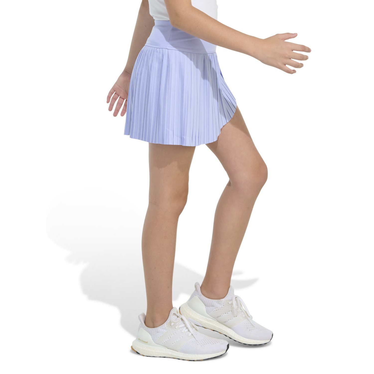 adidas Girls' Woven Pleated Skort 3-3/4 in - view number 4