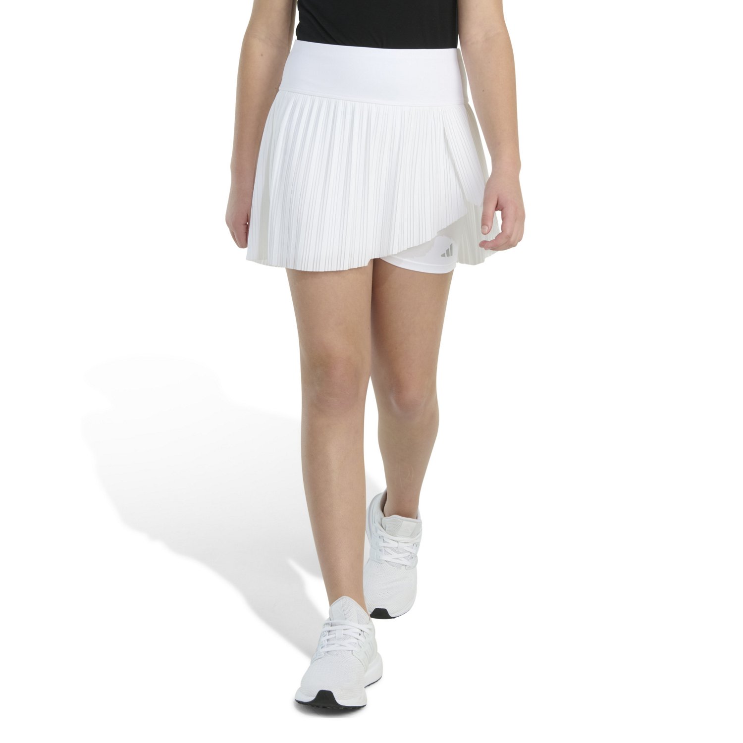adidas Girls' Woven Pleated Skort 3-3/4 in - view number 1