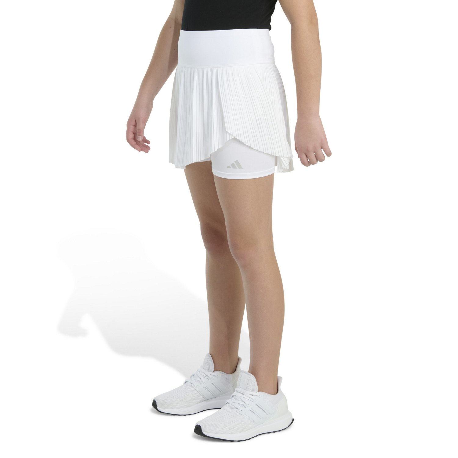 adidas Girls' Woven Pleated Skort 3-3/4 in - view number 2