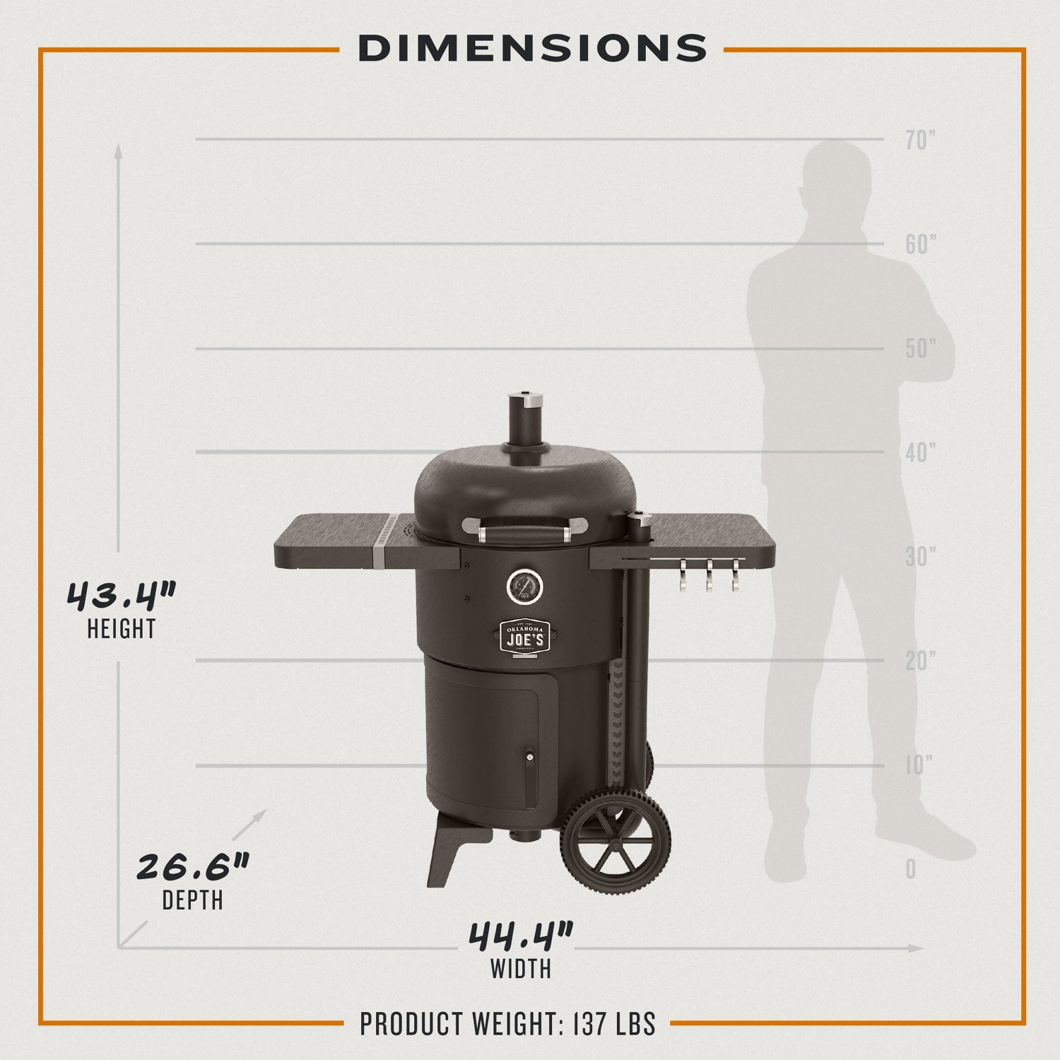 Oklahoma Joe's Bronco Drum Smoker & Grill                                                                                        - view number 6