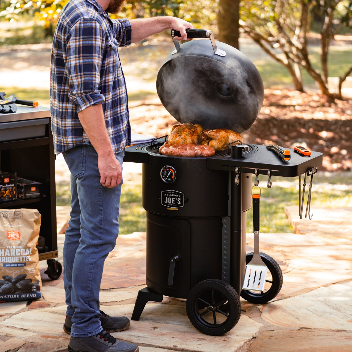 Oklahoma Joe's Bronco Drum Smoker & Grill                                                                                        - view number 8