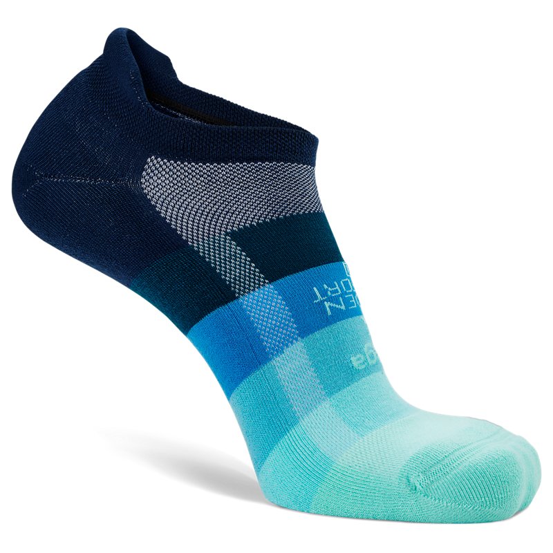 Balega Hidden Comfort Gradient Socks Turquoise/Aqua, Large - Athletic Socks at Academy Sports