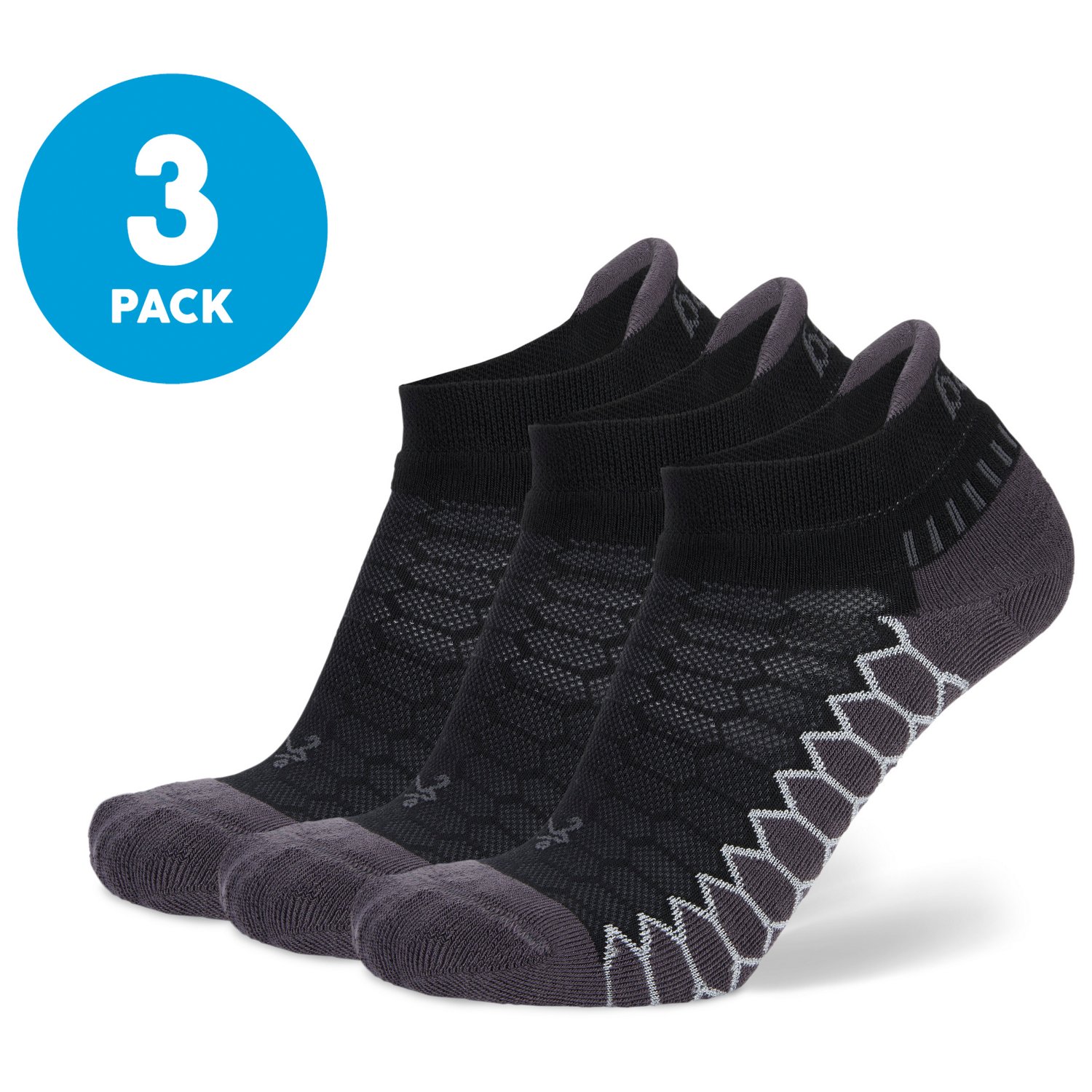 Balega Silver No Show Socks 3pk